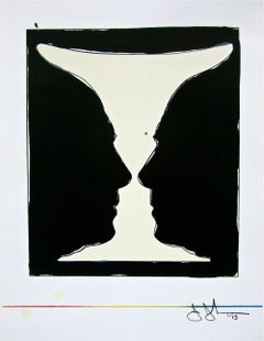 Vintage Two Cup Picasso, Limited Edition Lithograph & Silkscreen, Jasper Johns