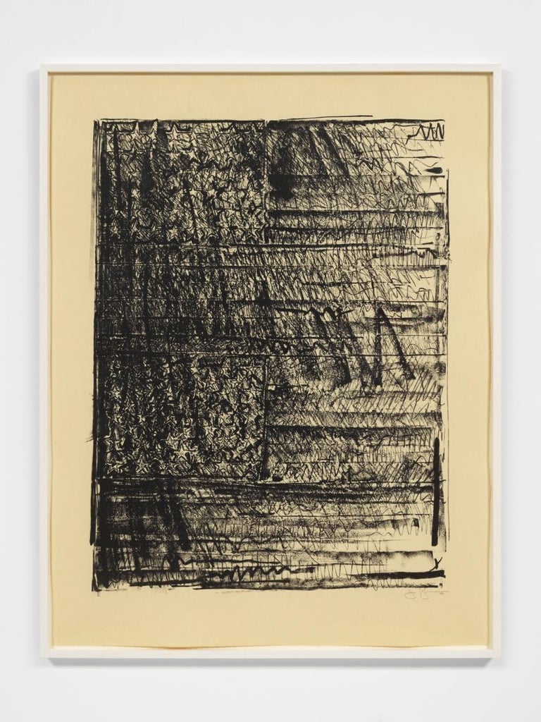 <i></noscript>Two Flags</i>, 1980, offered by Susan Sheehan Gallery