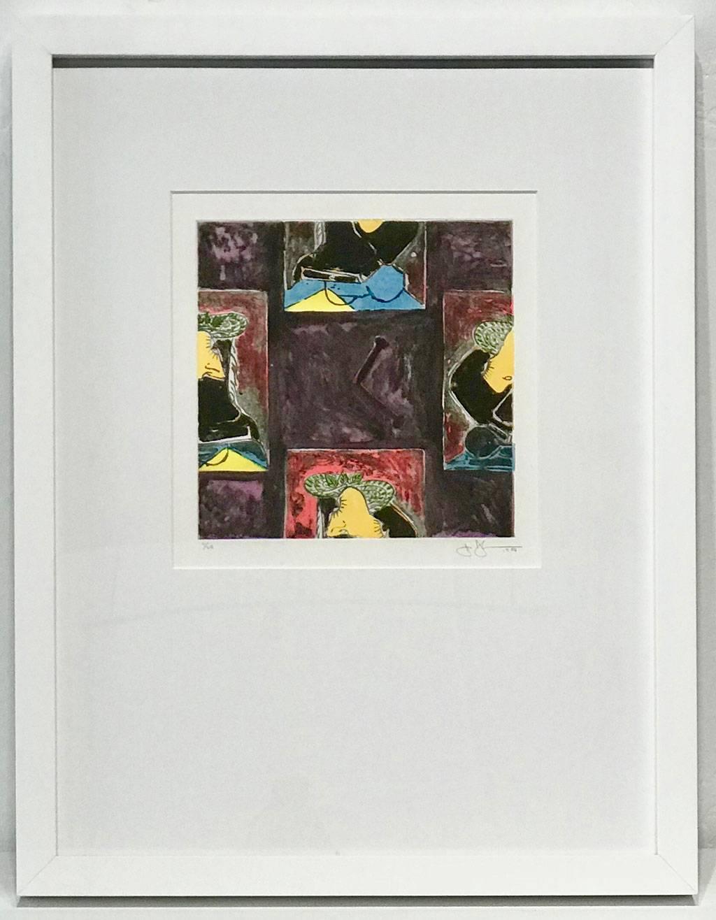 UNTITLED 1988 bis - Print by Jasper Johns