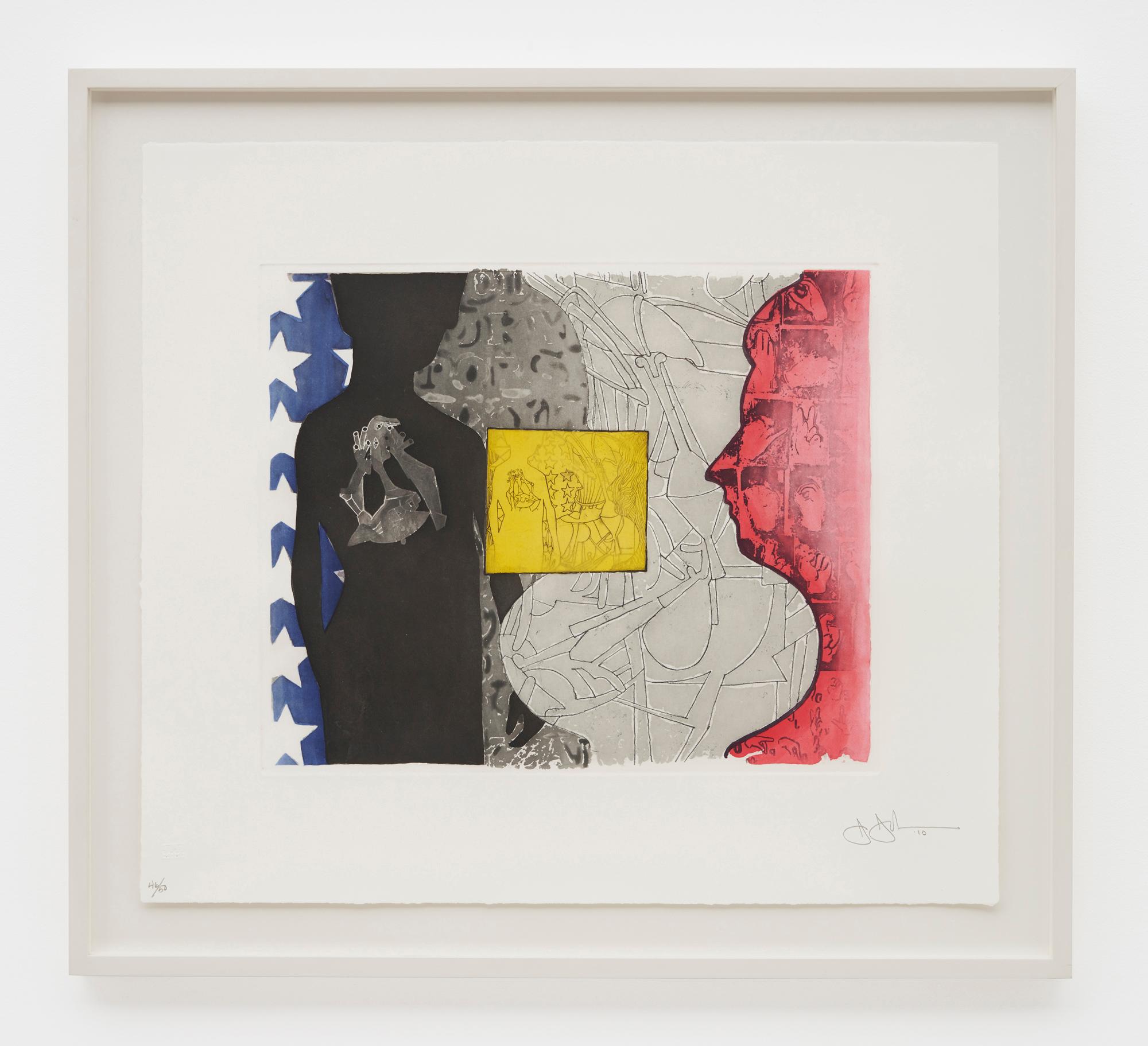 Untitled - Print by Jasper Johns