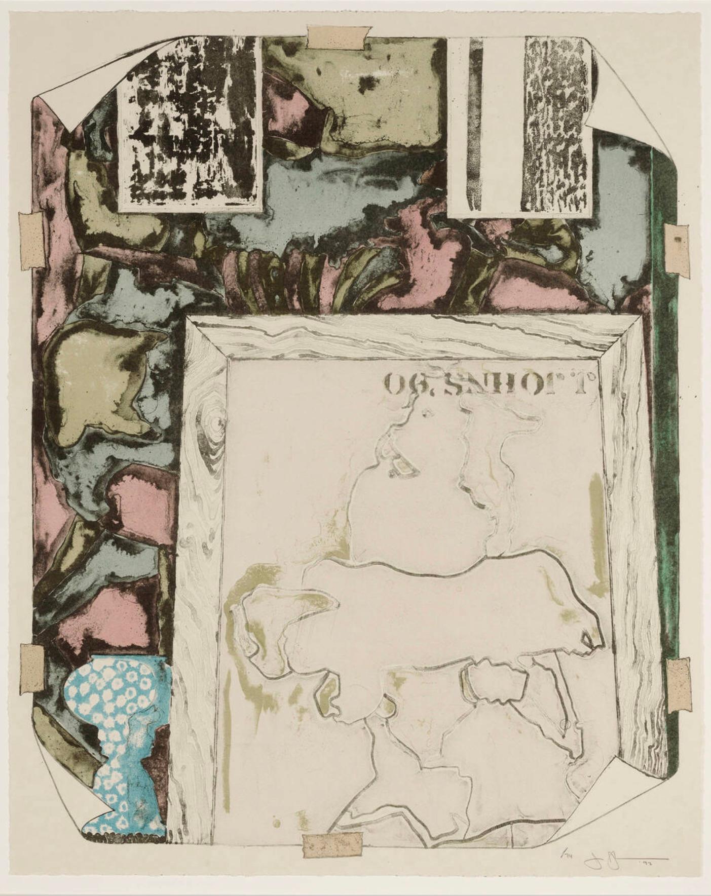 Untitled - Print by Jasper Johns