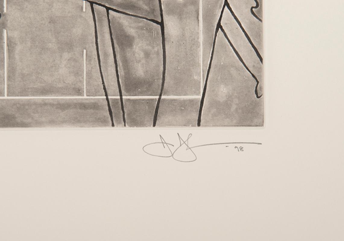 Ohne Titel, aus dem Geldzahler-Portfolio – Print von Jasper Johns