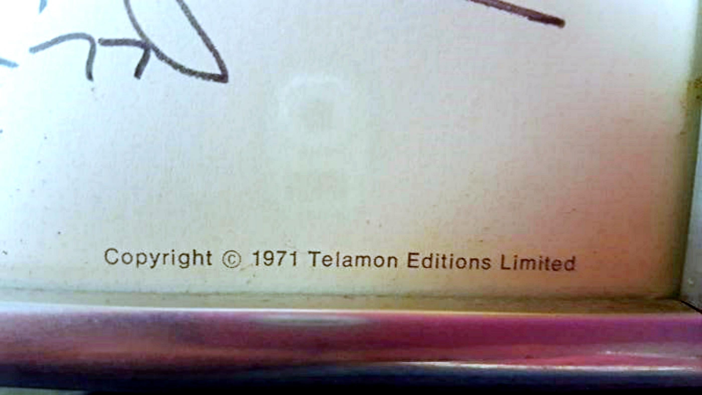 Affiche vintage (signée et inscrite à la main) - Expressionnisme abstrait Print par Jasper Johns