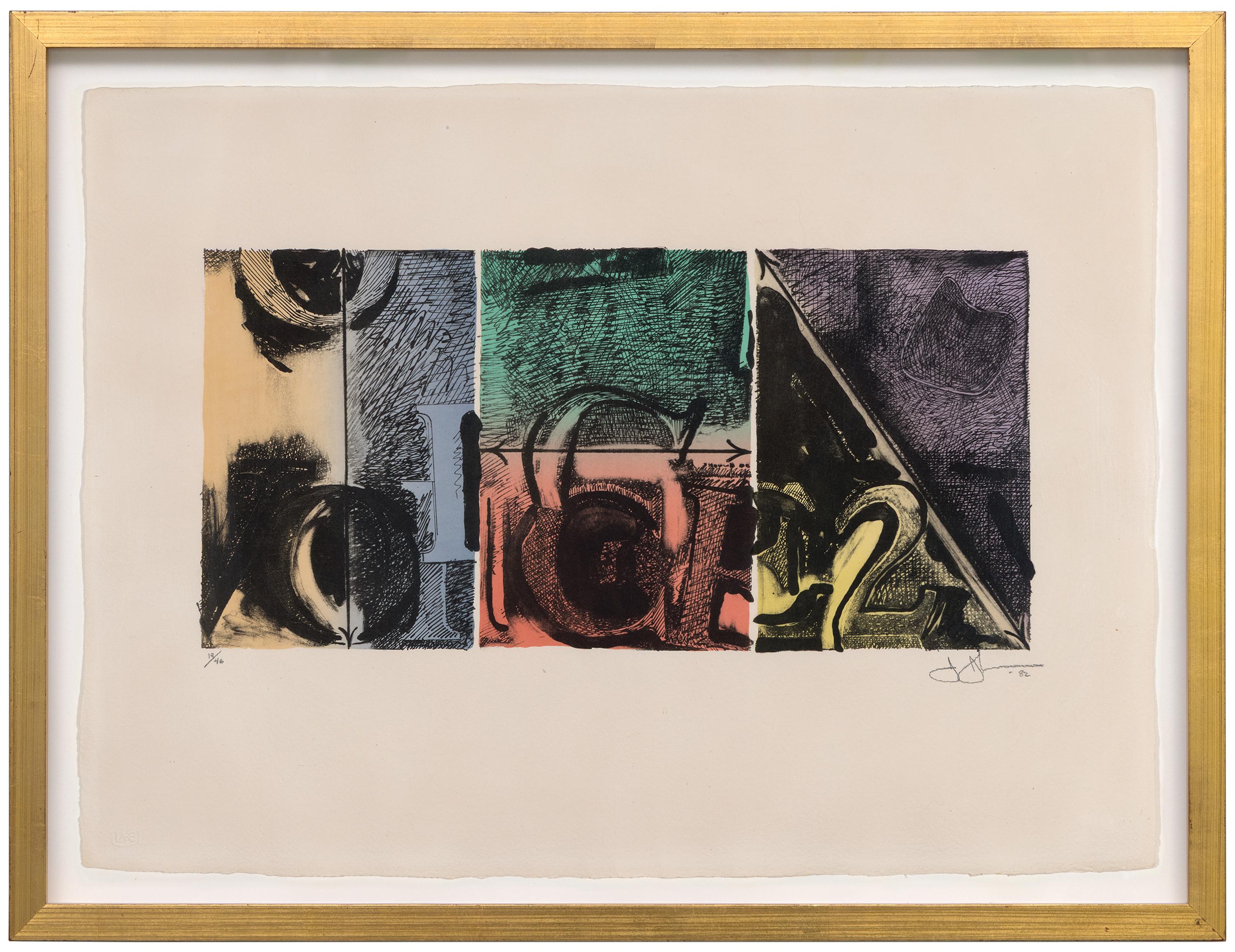 Voice 2 – Print von Jasper Johns