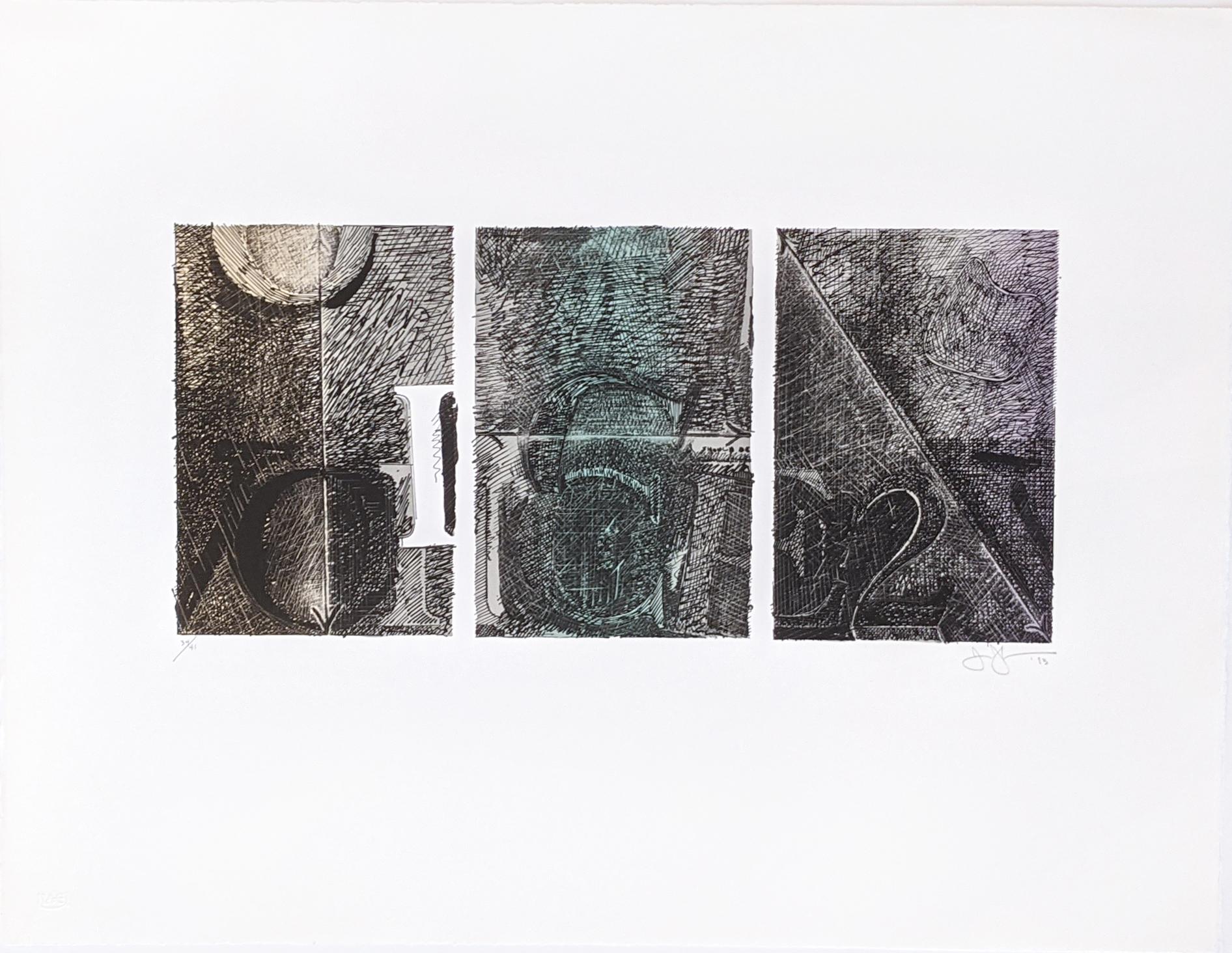 Voice 2 - Print by Jasper Johns