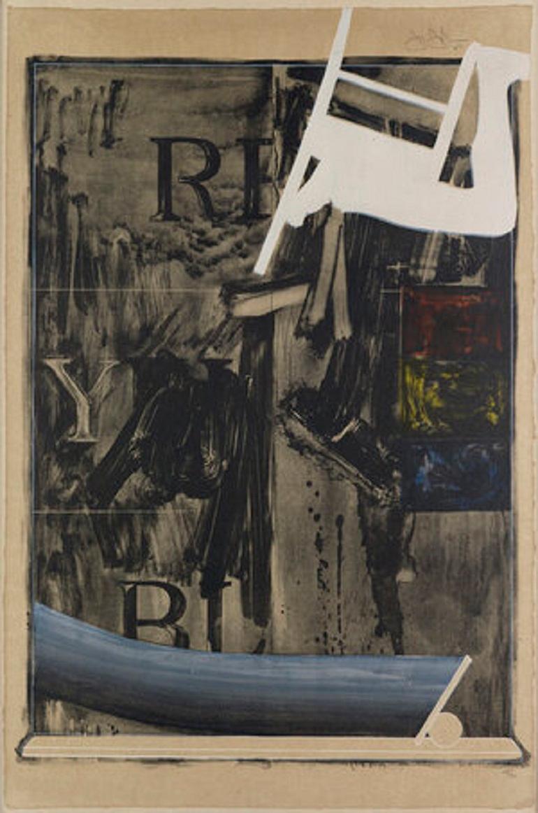 Jasper Johns Abstract Print - Watchman