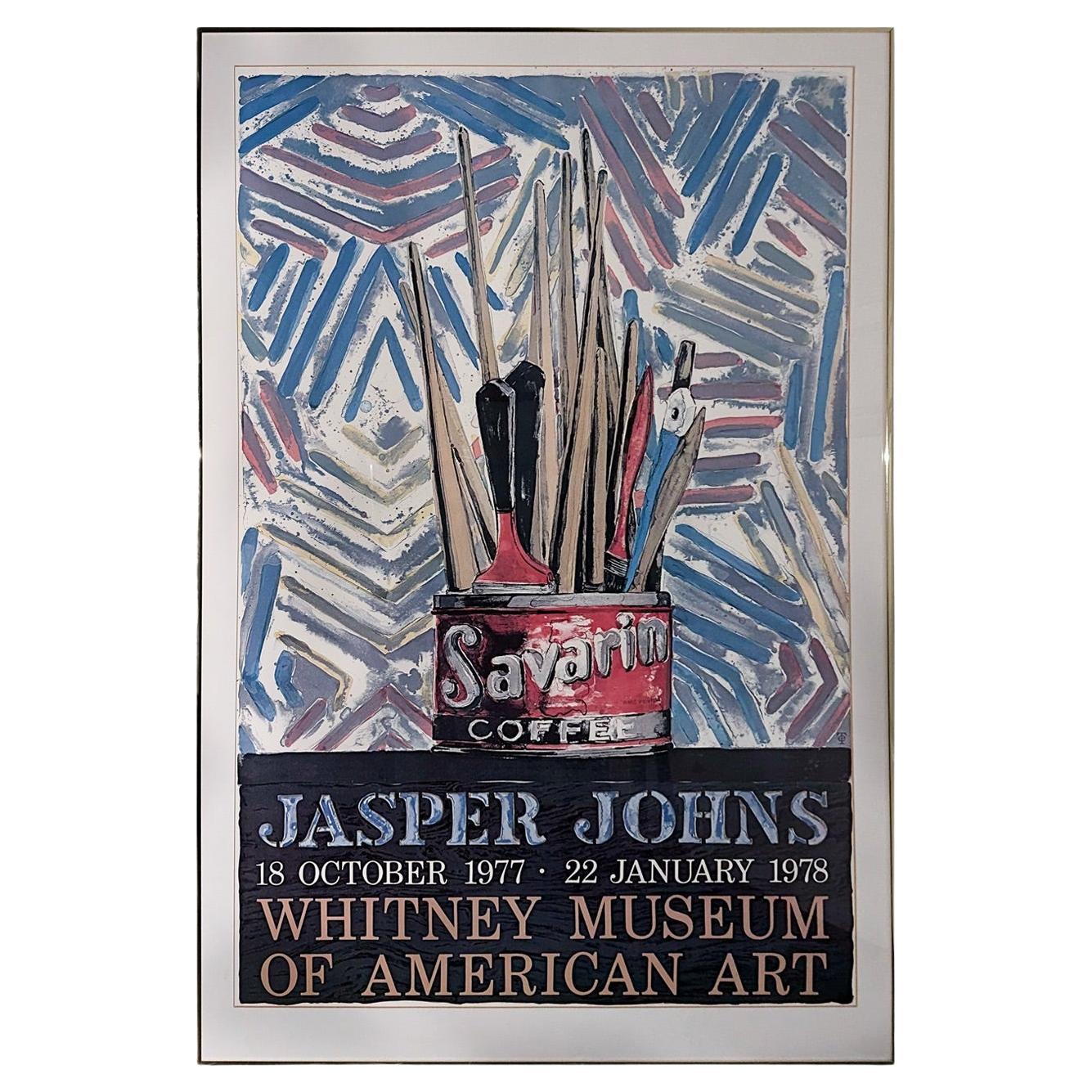 Jasper Johns: Savarin (Exhibition Poster)