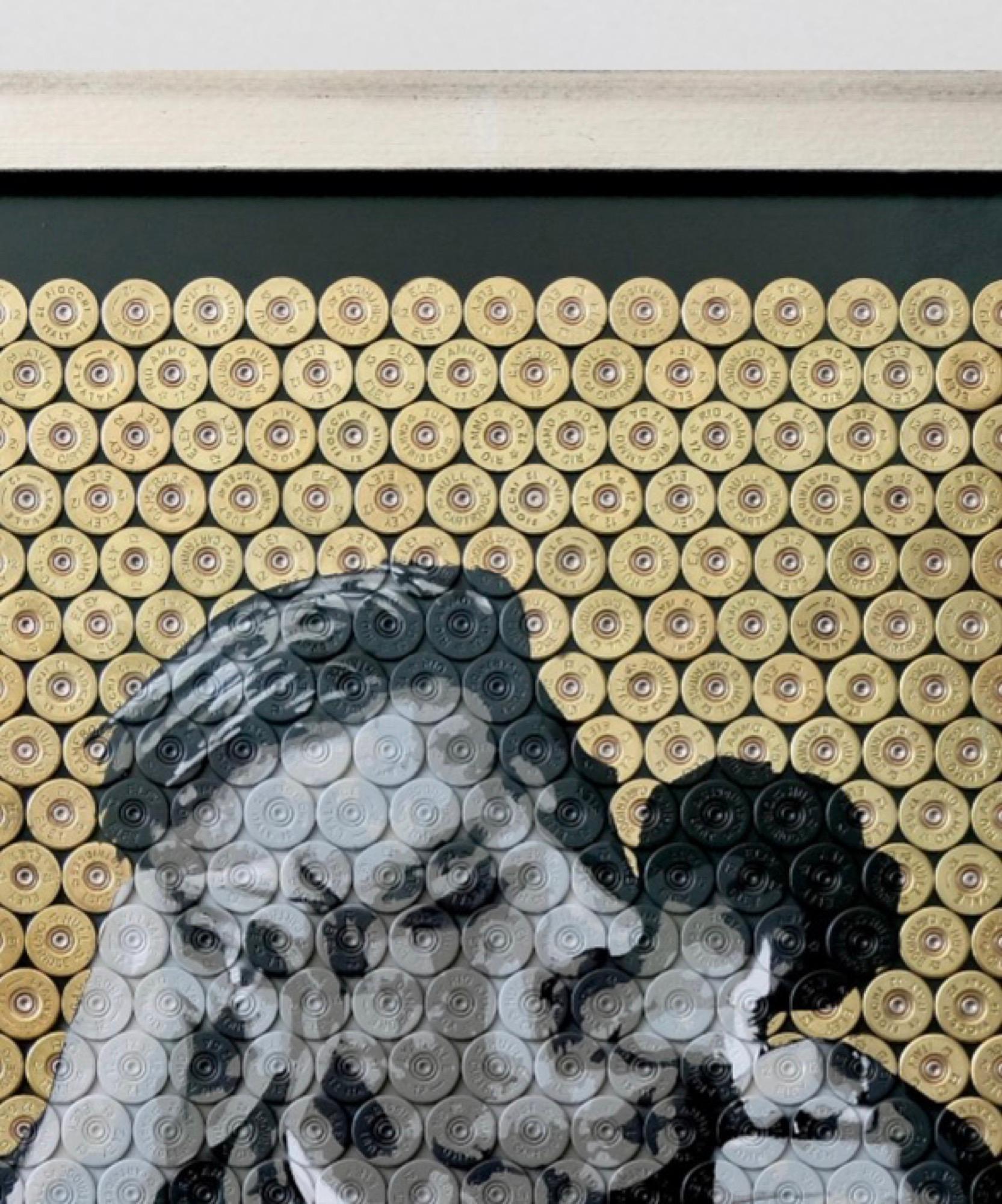 New Management (Peaky Blinders) - Upcycled Shotgun Shell Portrait im Angebot 2