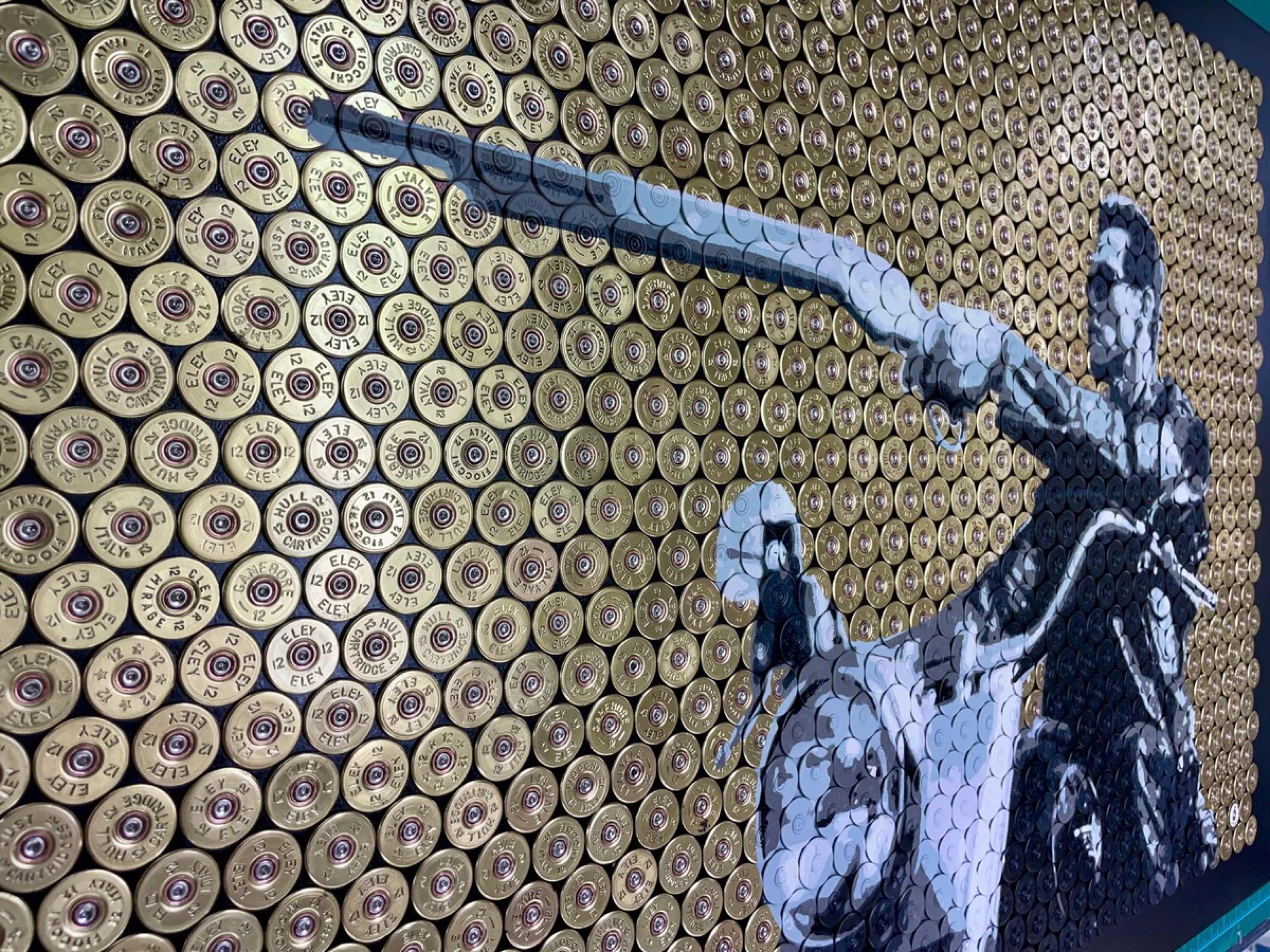 Arnold Schwarzenegger – Terminator 2: Judgment Day (Upcycled Shotgun Shells) For Sale 2