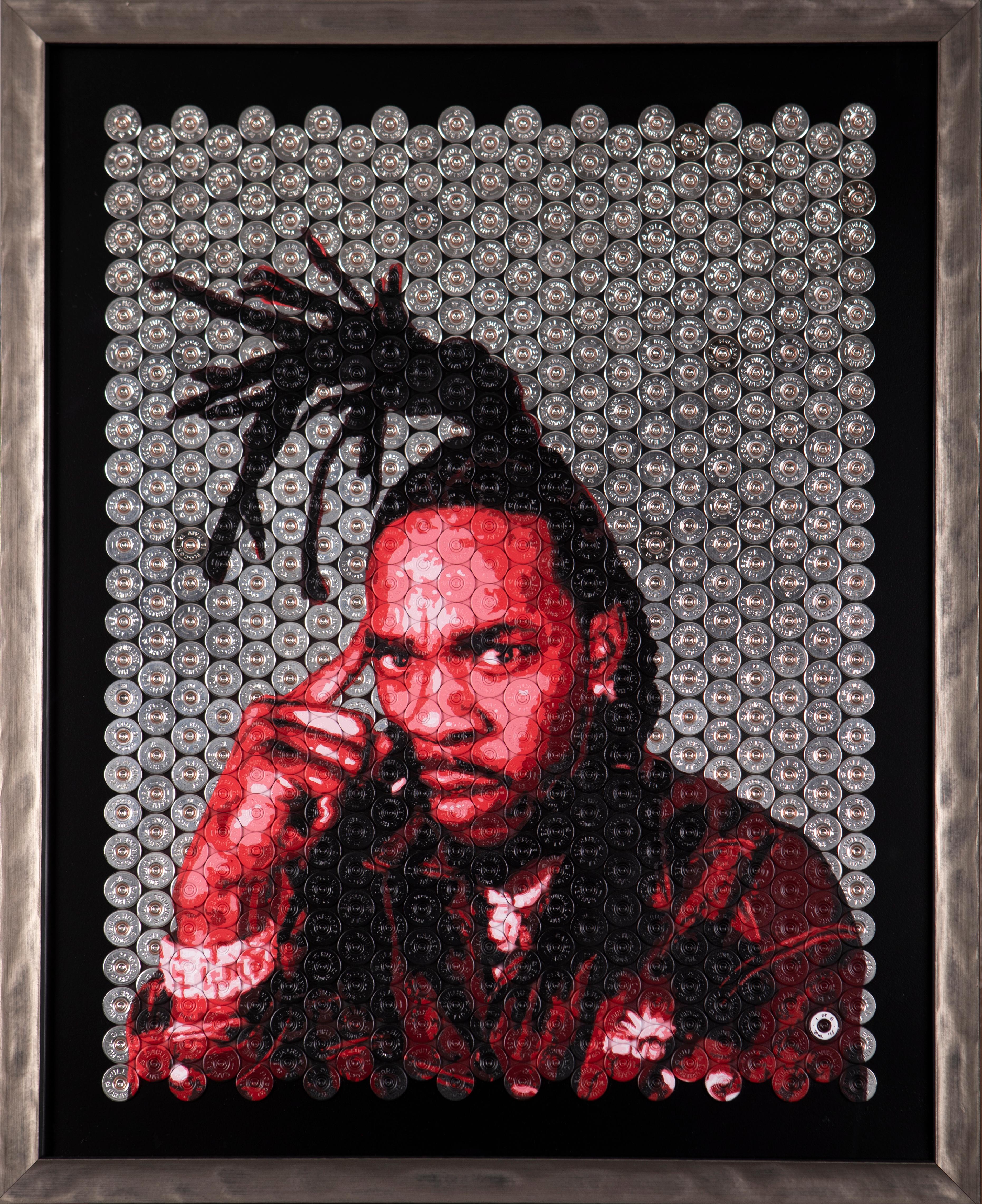 Busta - Original Schrotflinte Shell Original Kunstwerk - Busta Rhymes - Hip Hop Pop Kunst