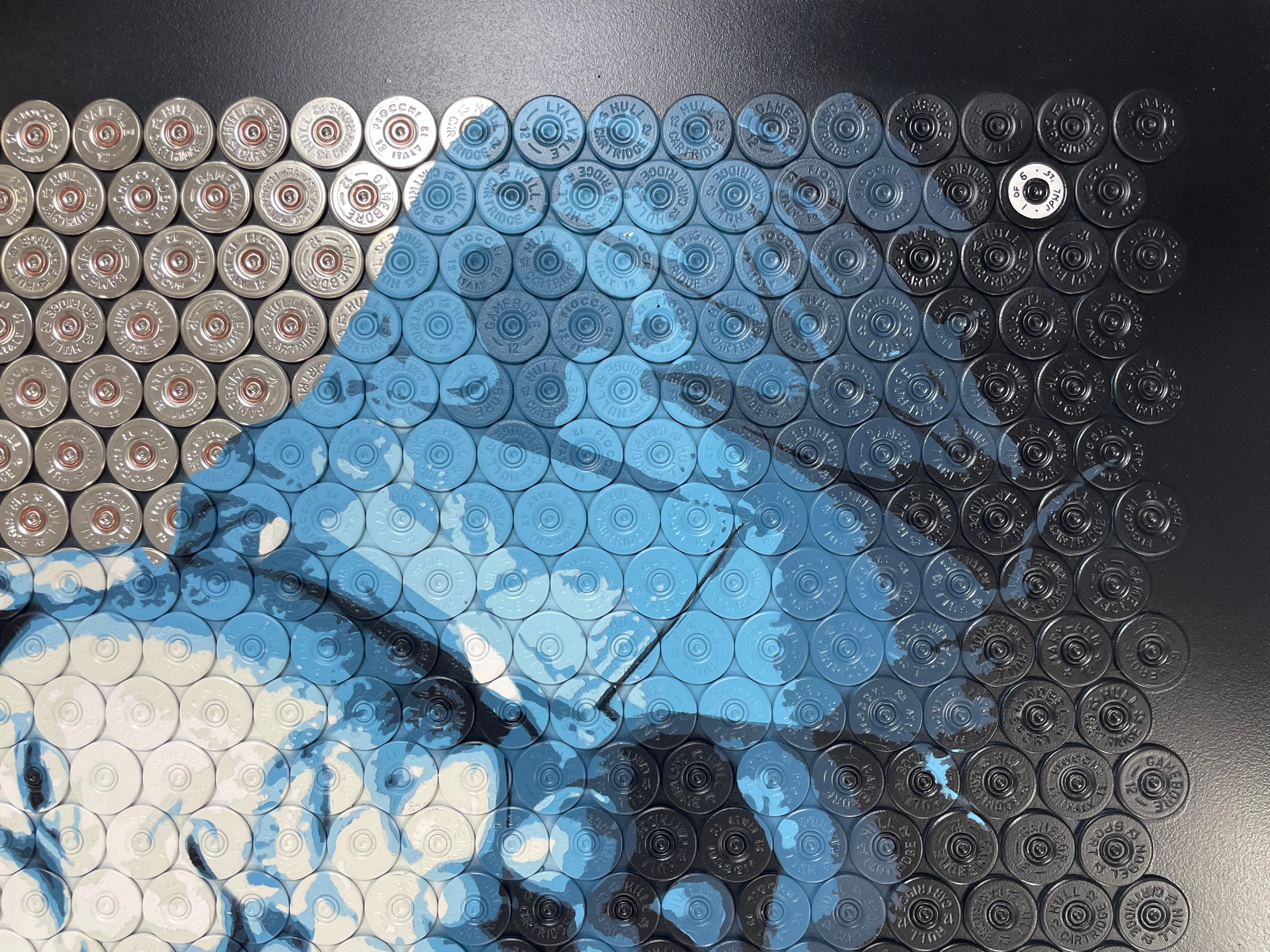 Good Day - Original Schrotflinte Shell Original Kunstwerk - Ice Cube - Hip Hop Pop Kunst im Angebot 1