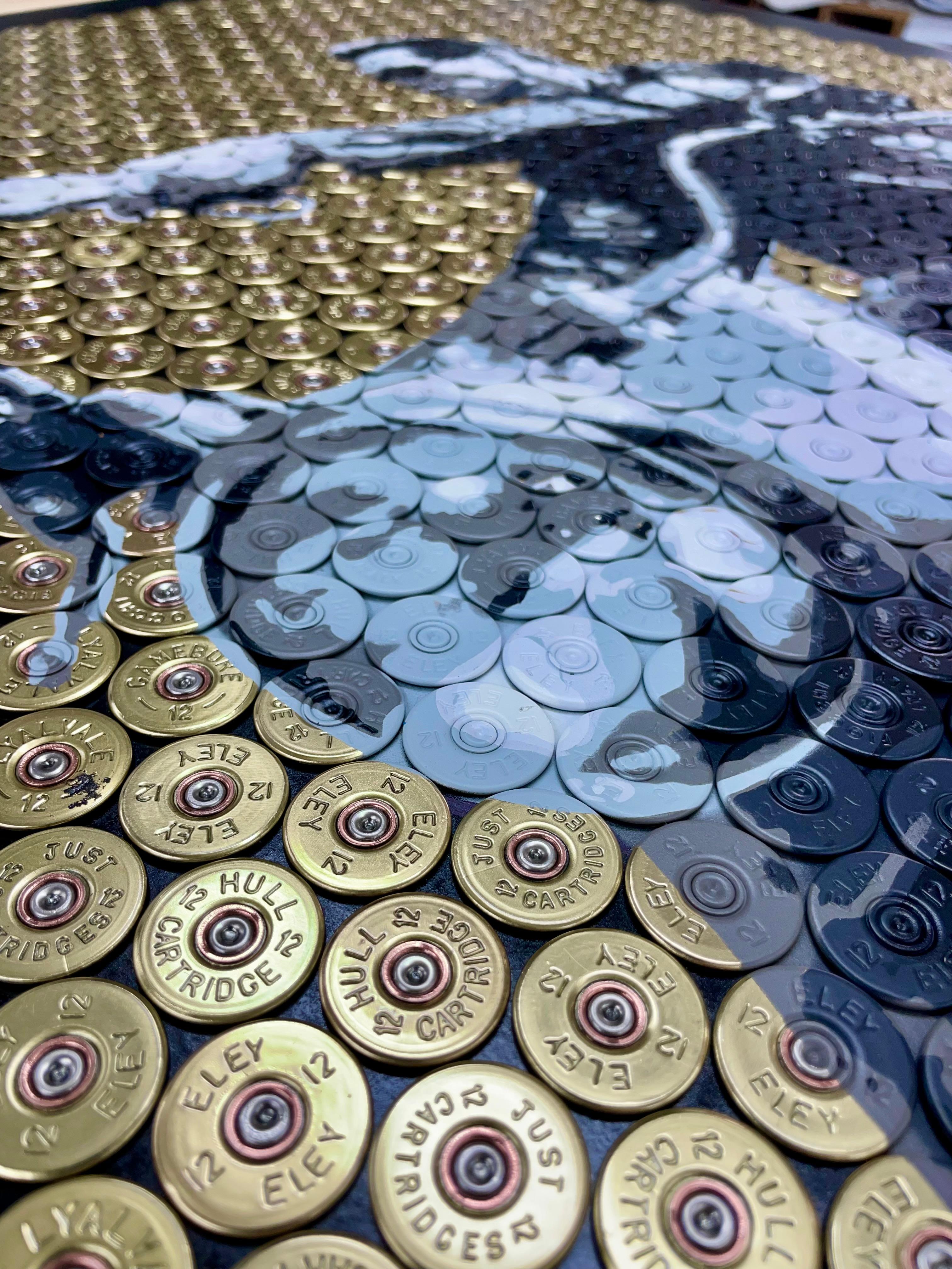 Judgement Day - Original Shotgun Shell Original Artwork - Terminator Pop Art For Sale 1