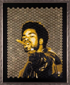 Mr. Mef - Original Schrotflinte Shell Original Kunstwerk - Method Man - Hip Hop Pop Kunst