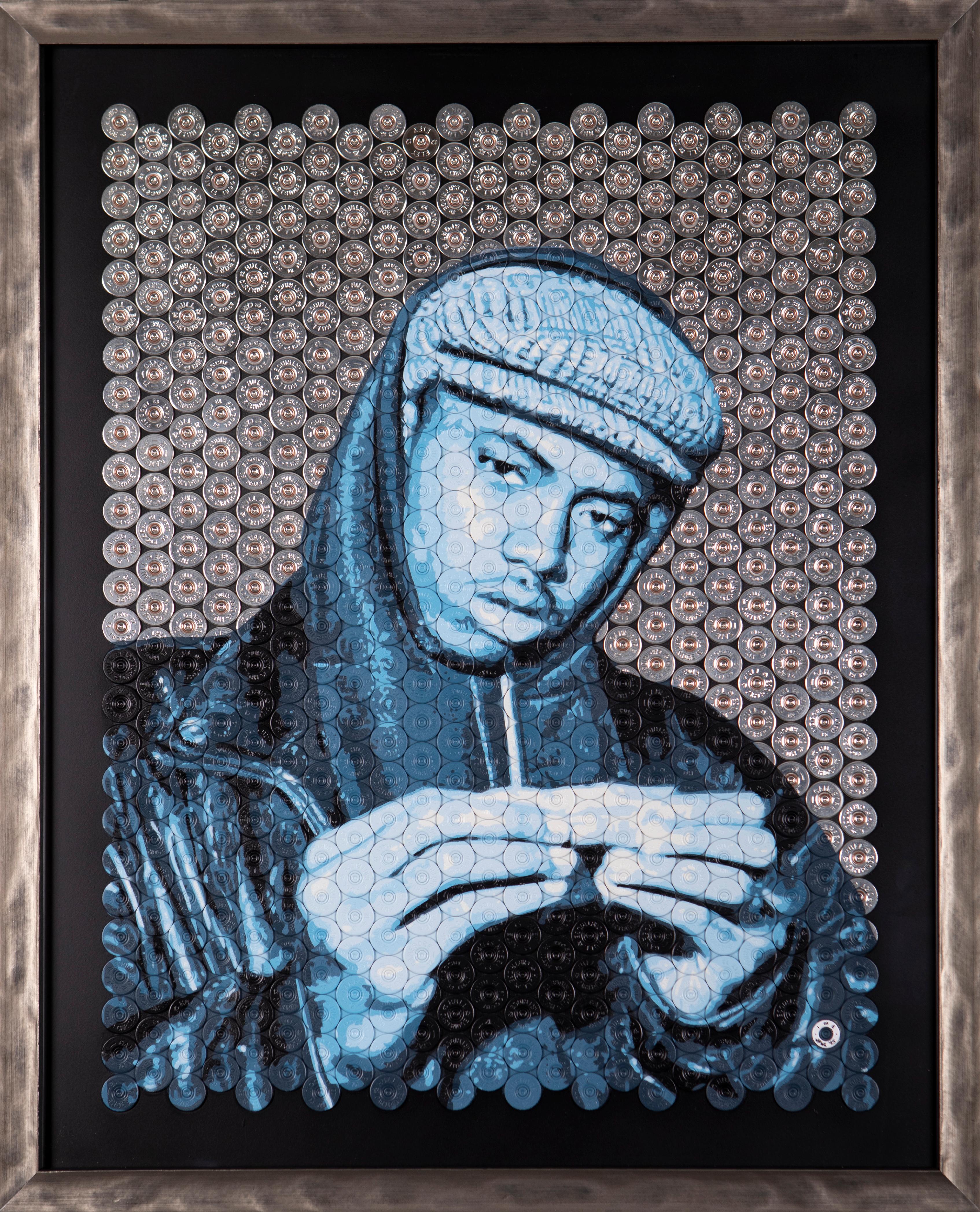 Nasty Nas - Original Schrotflinte Shell Original Kunstwerk - NAS - Hip Hop Pop Kunst