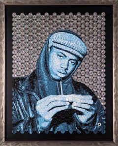 Nasty Nas - Original Schrotflinte Shell Original Kunstwerk - NAS - Hip Hop Pop Kunst