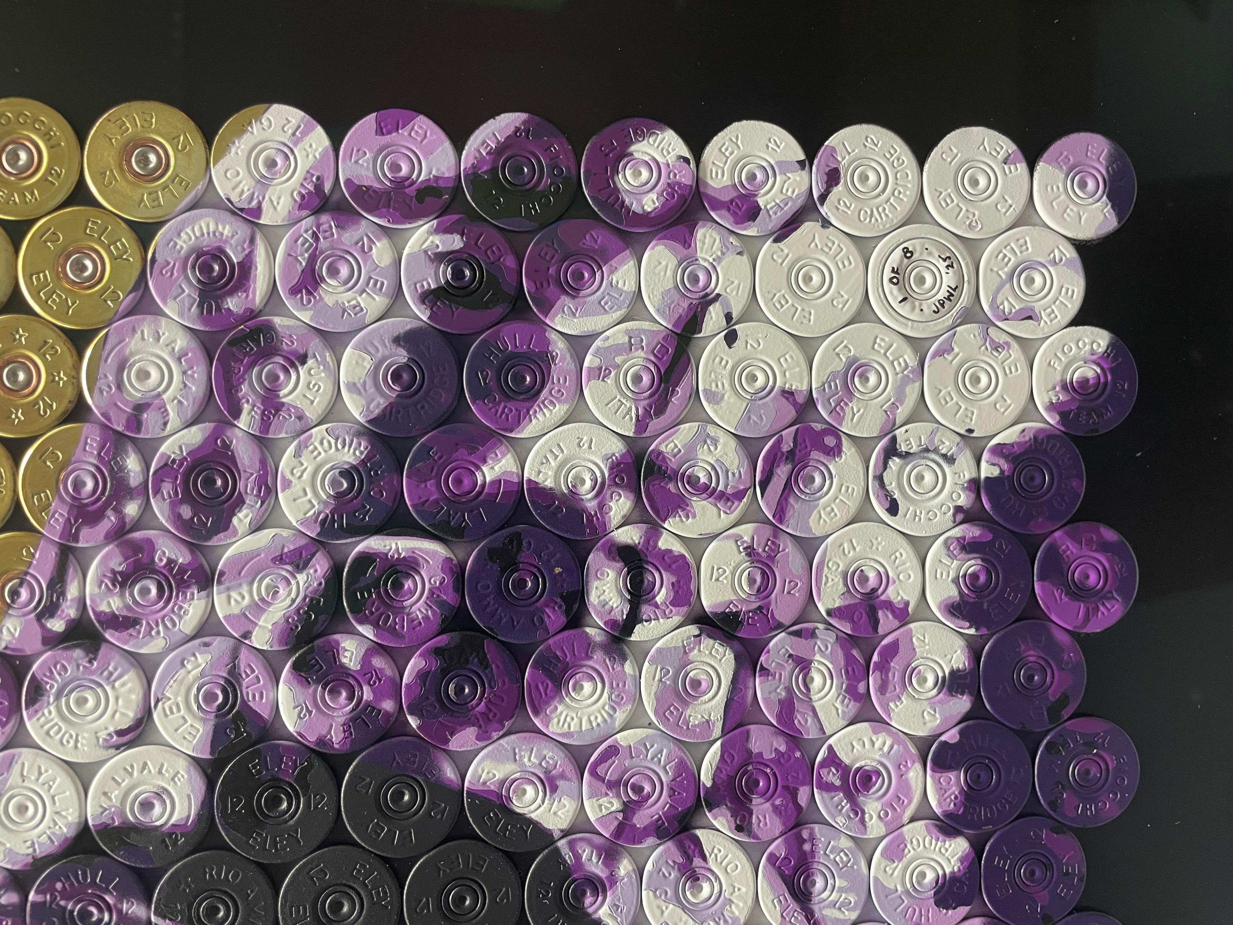 Notorious - Original Schrotflinte Shell Original Kunstwerk - Biggie Smalls- Hip Hop Kunst (Pop-Art), Painting, von Jasper Leadbeater