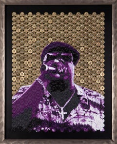 Notorious - Original Schrotflinte Shell Original Kunstwerk - Biggie Smalls- Hip Hop Kunst