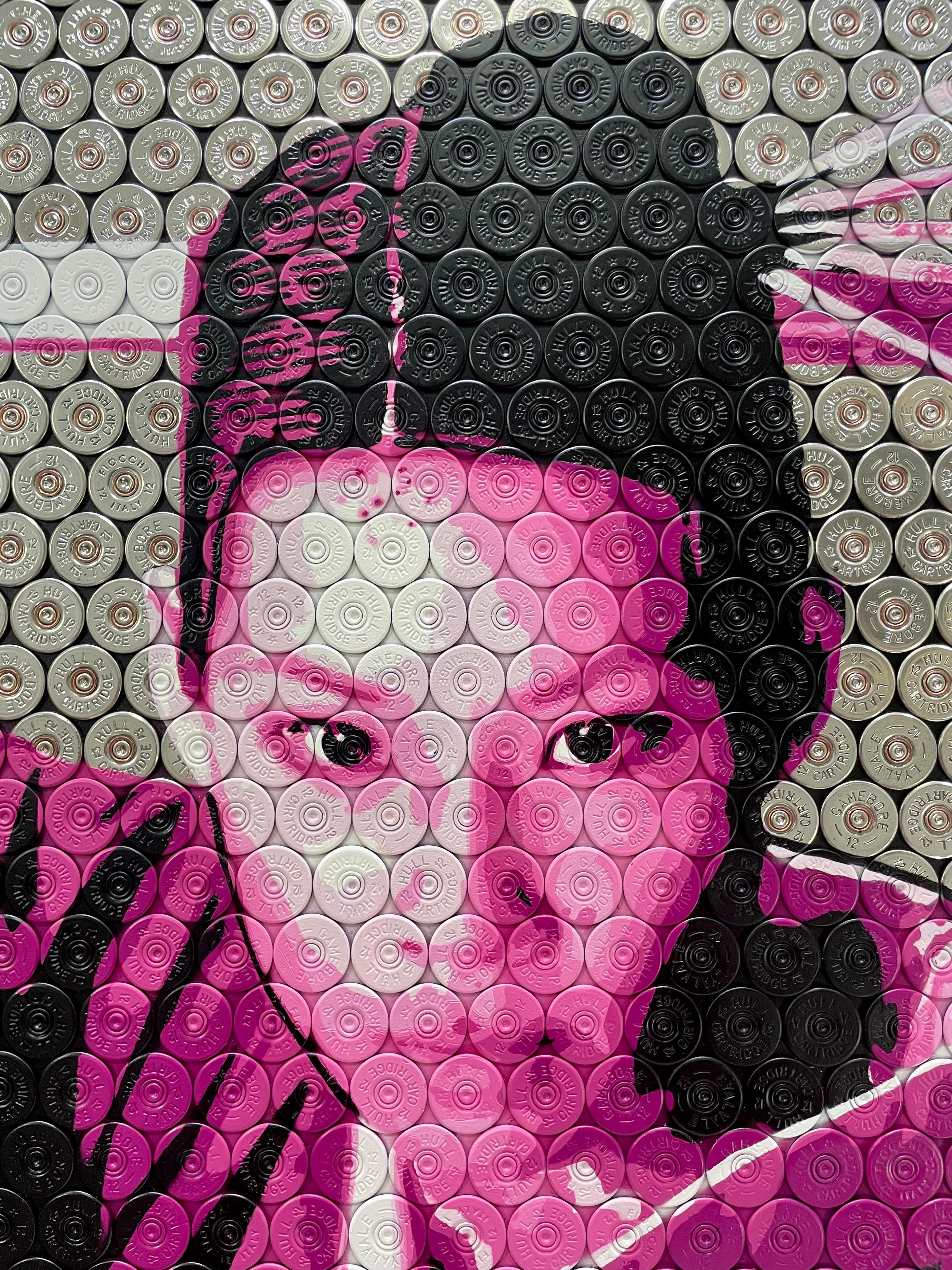 O-Ren Ishii - Original Shotgun Shell Original Artwork - Kill Bill Lucy Liu Art For Sale 1