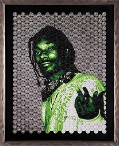 Snoop - Original Flintenlaufgeschoss Original Kunstwerk - Snoop Dog - Jasper Leadbeater