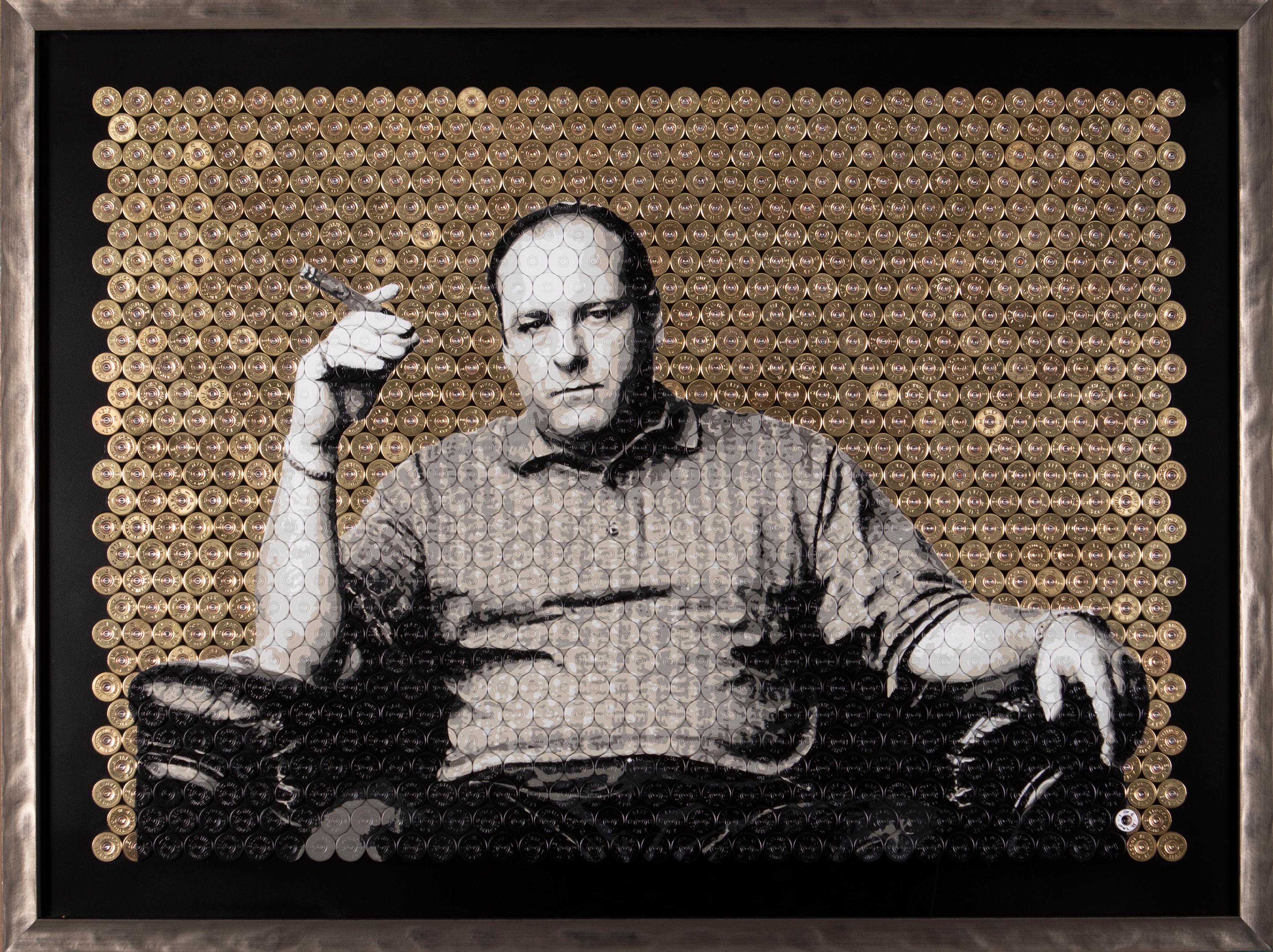 The Best Is Over - Original Shotgun Shell Original Artwork - Sopranos Pop Art