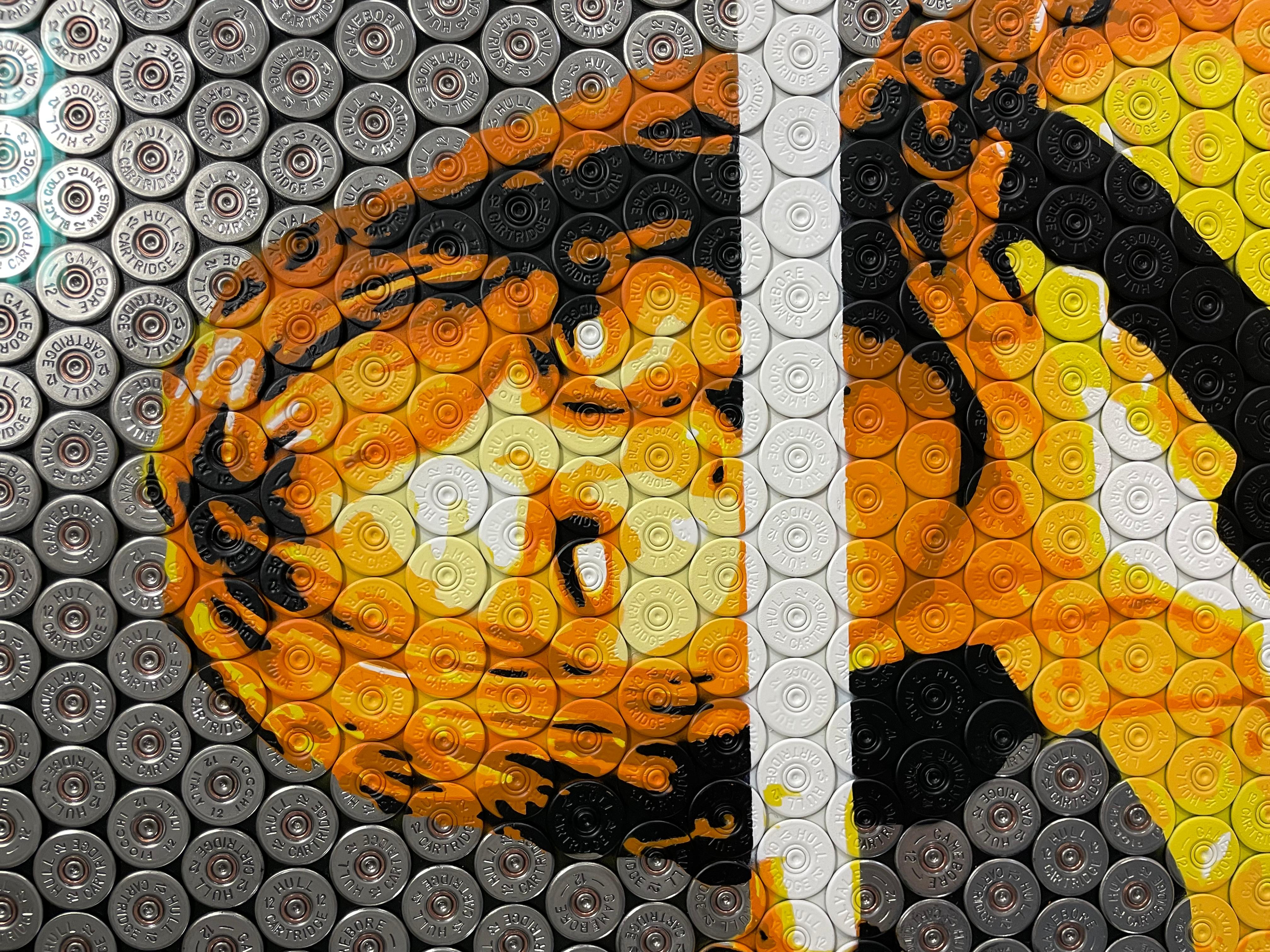 The Bride - Original Shotgun Shell Original Artwork - Kill Bill Uma Thurman Art - Painting by Jasper Leadbeater