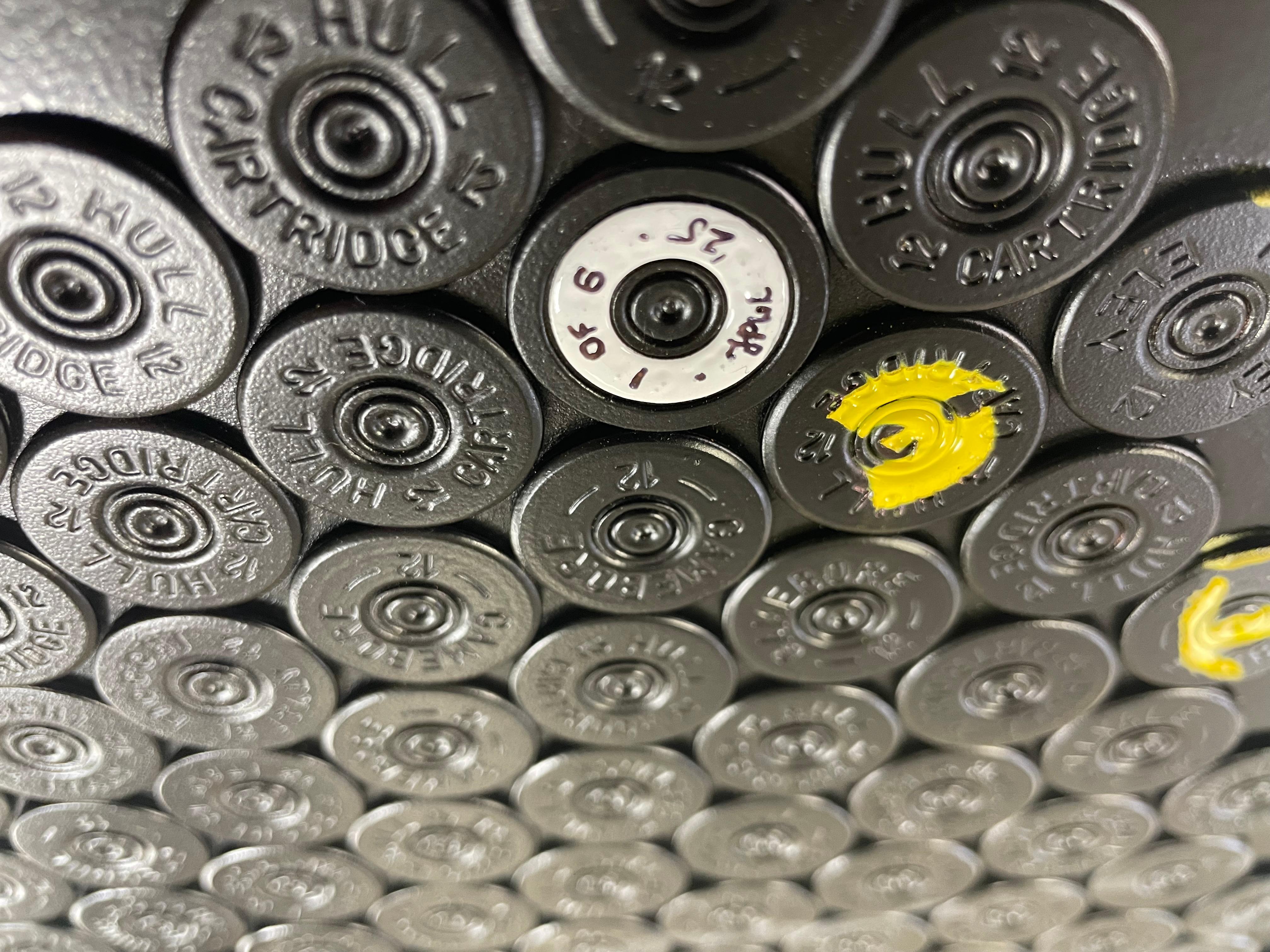 Der Chef - Original Schrotflinte Shell Original Kunstwerk - Raekwon - Hip Hop Pop Kunst (Pop-Art), Painting, von Jasper Leadbeater