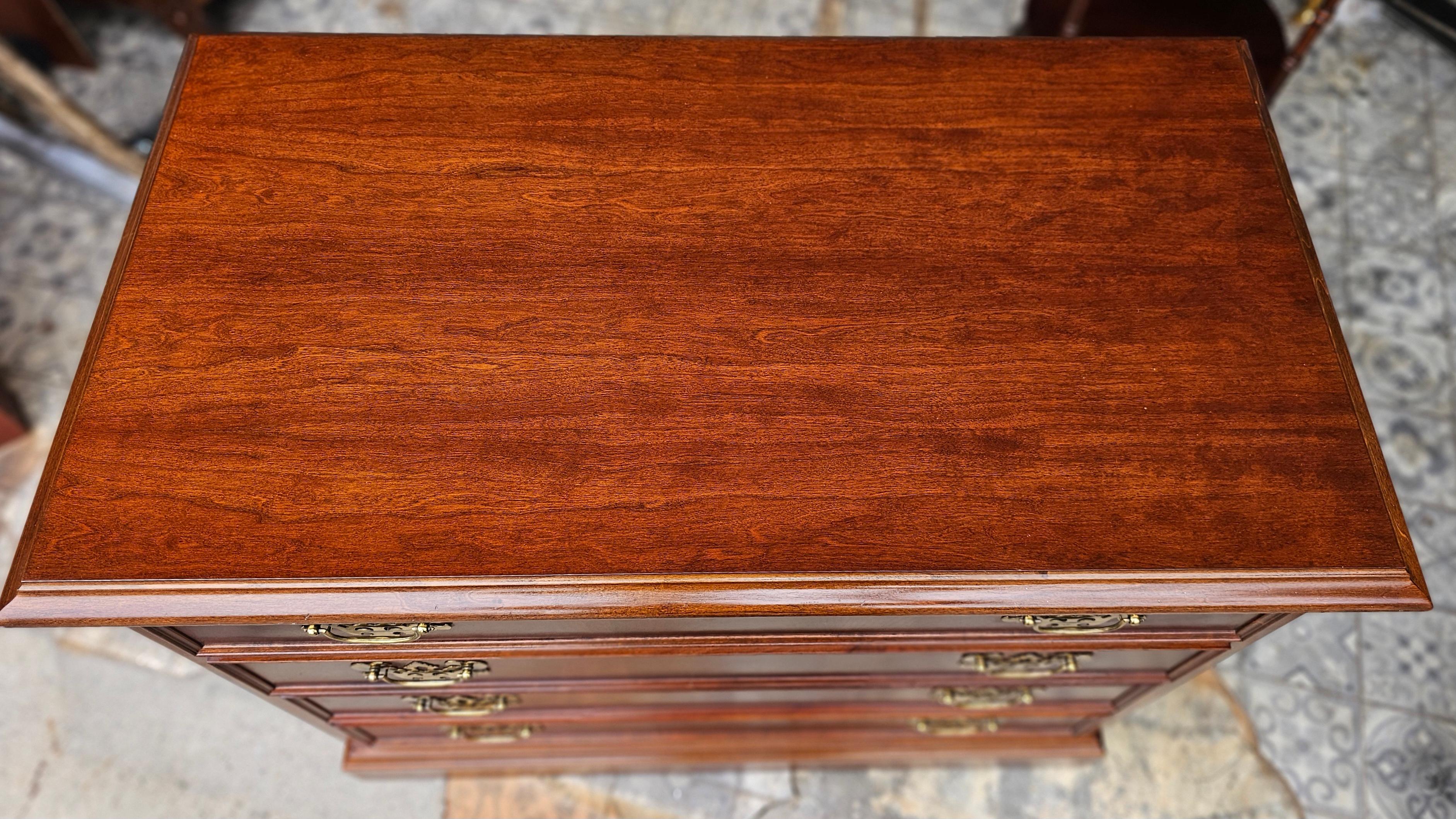 Jasper Mahogany Chippendale Executive Lateral Filing Cabinet For Sale 4