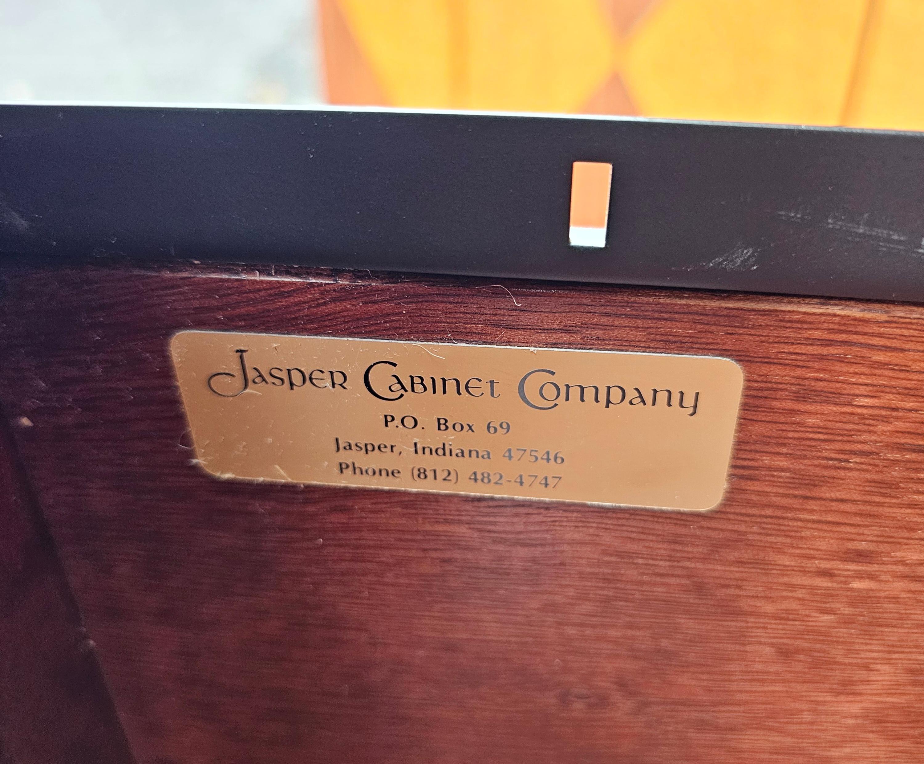 Jasper Mahogany Chippendale Executive Lateral Filing Cabinet For Sale 1