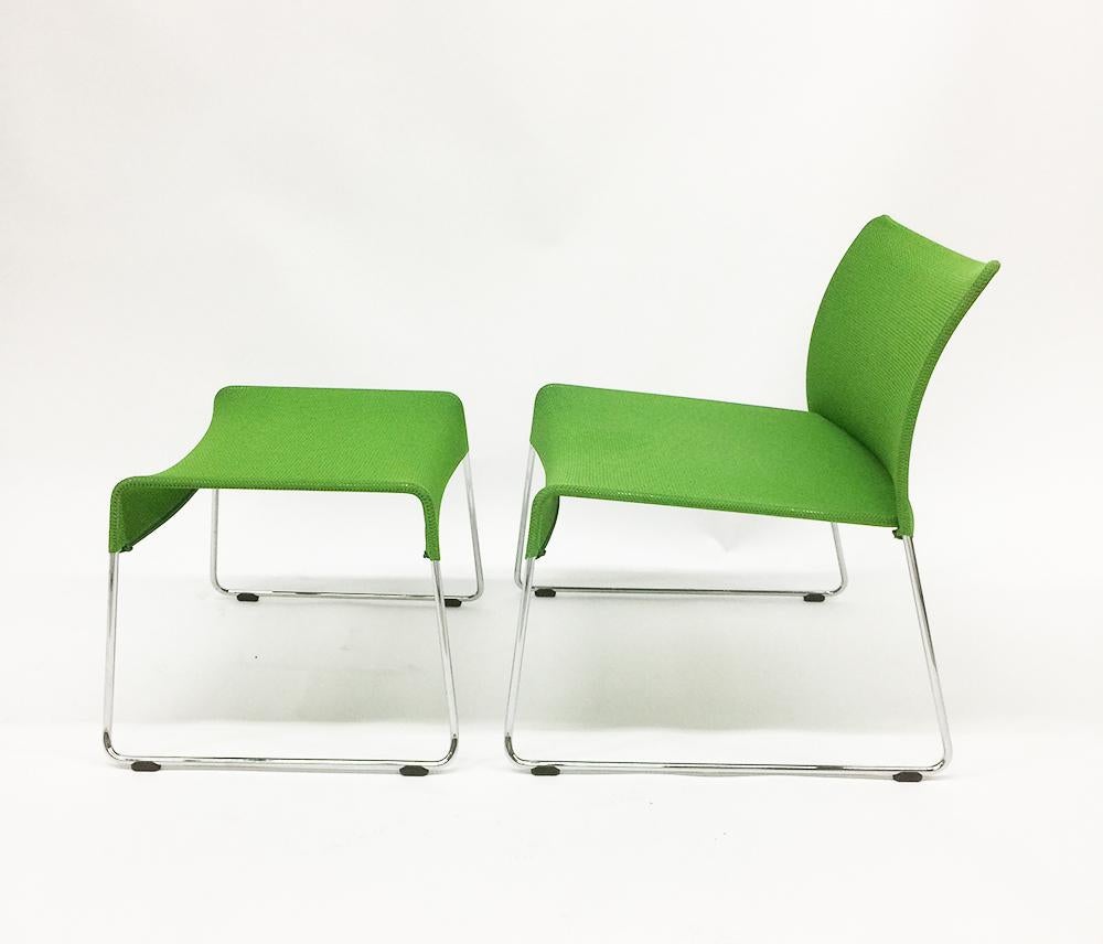 XXIe siècle et contemporain Jasper Morrison 2 chaises empilables souples et un tabouret en vente
