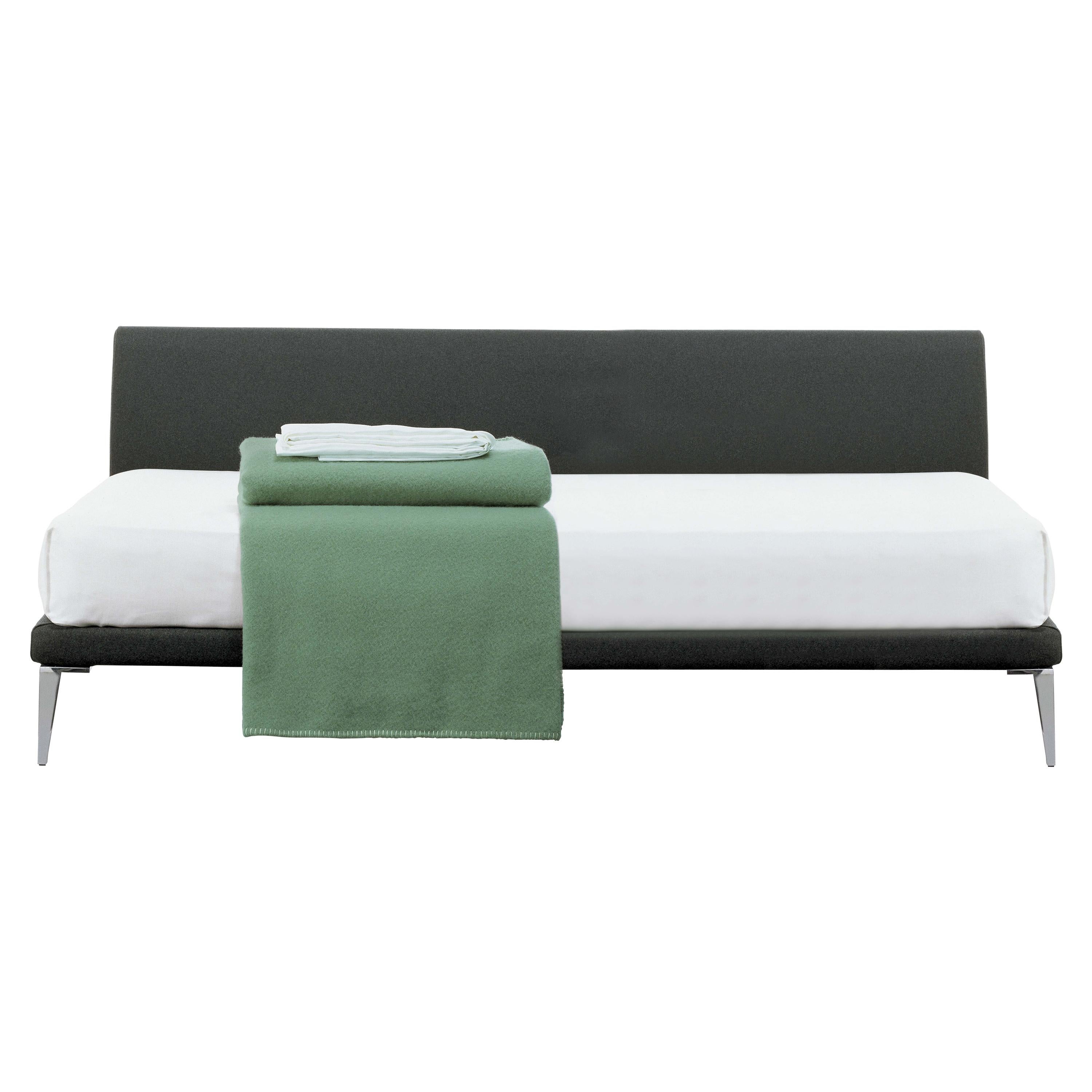 For Sale: Gray (Hallingdal 2 554) Jasper Morrison Bed in Fir and Poplar Plywood and Metal Frame for Cappellini