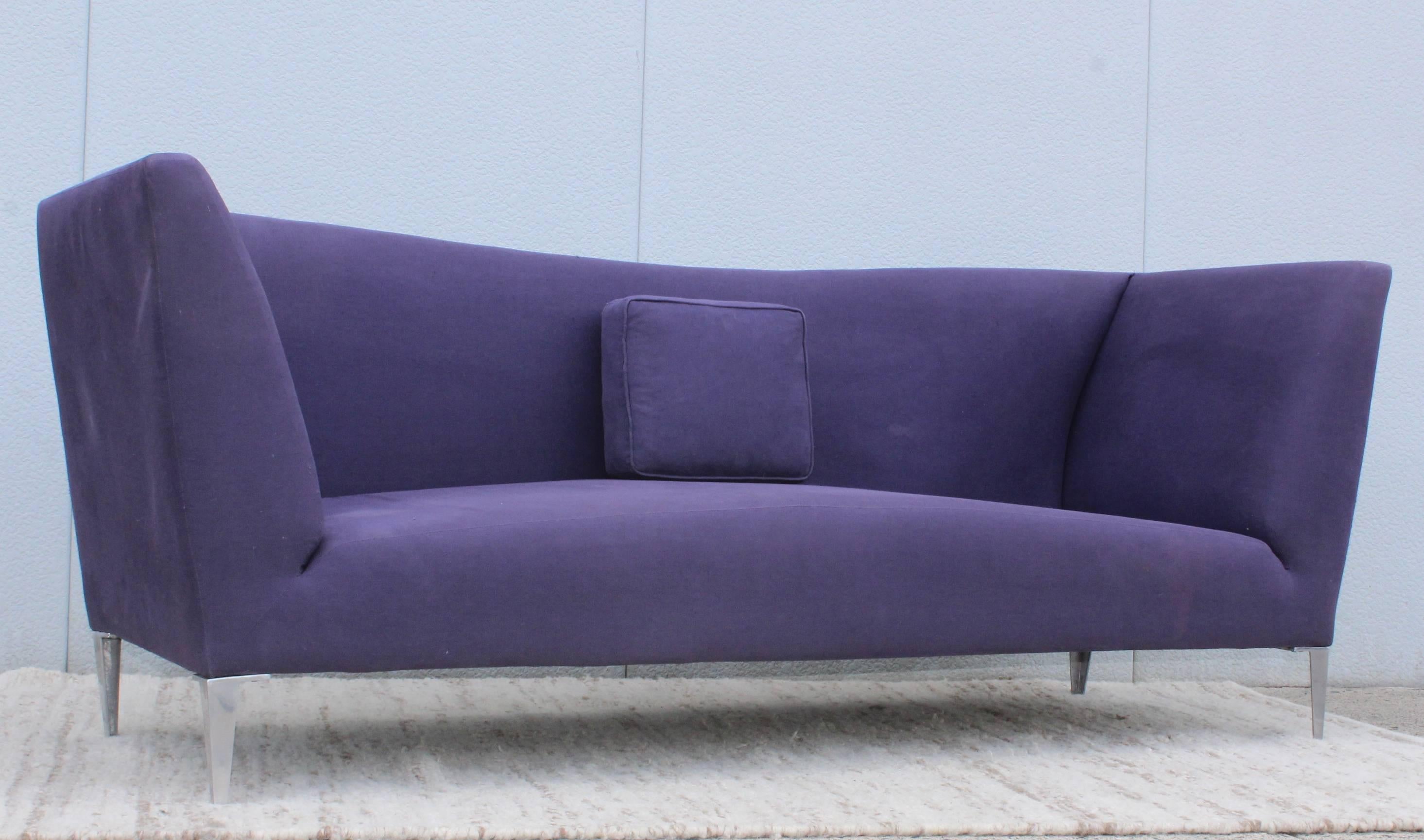 1990s Jasper Morrison designed for Capellini prototype sofa, in vintage original condition.