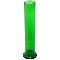 Vintage Jasper Morrison for Cappellini Large Green Glass Vase