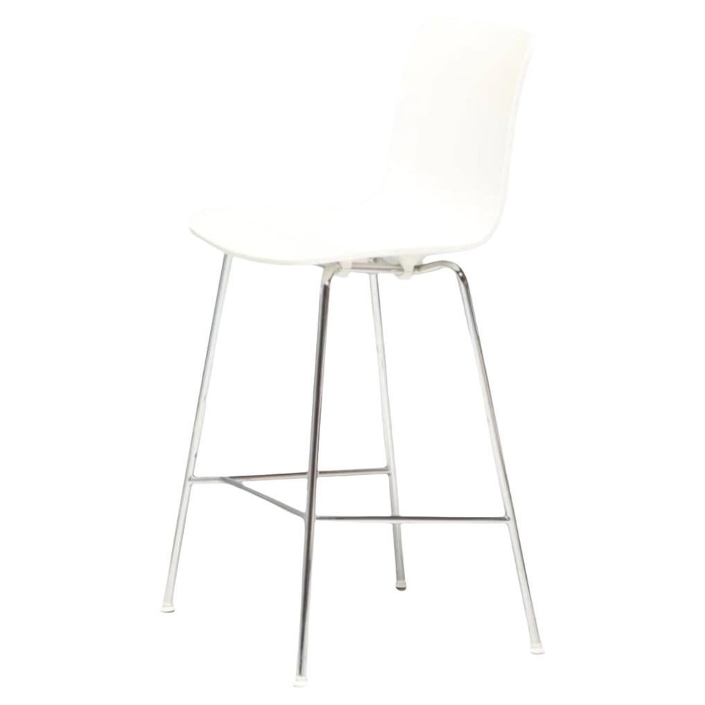Jasper Morrison for Vitra White HAL RE Medium Bar Stool
