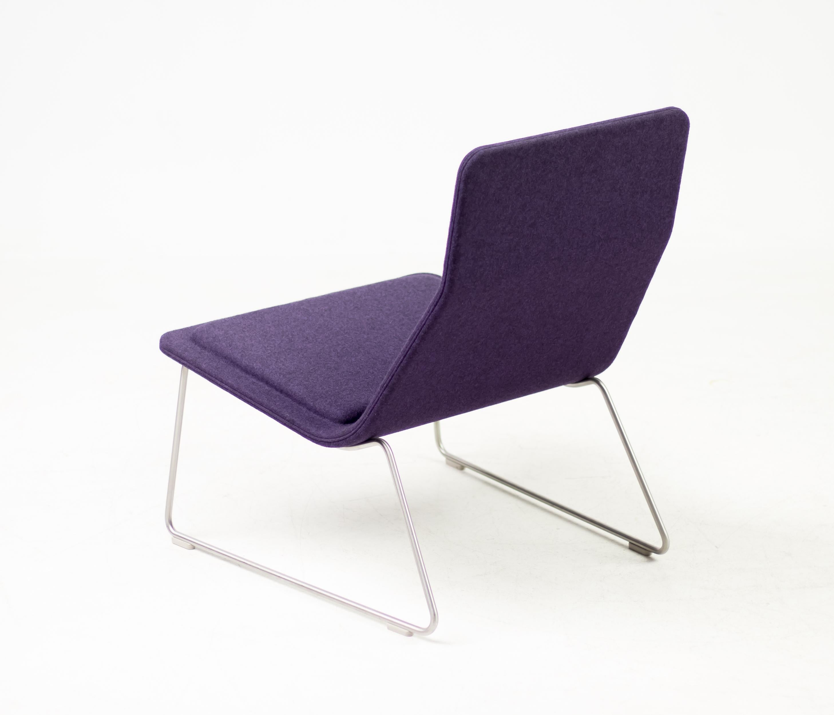 Italian Jasper Morrison Low Pad Lounge Chairs
