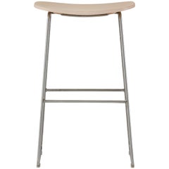 Jasper Morrison Medium Morrison Stool in Bleached Ash for Cappellini