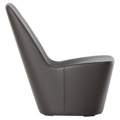 Jasper Morrison Monopod Sculptural Leather Chair by Vitra