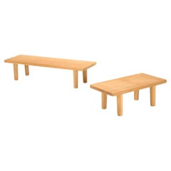 Jasper Morrison oak model "Module" series stacking tables for Cappellini Italy