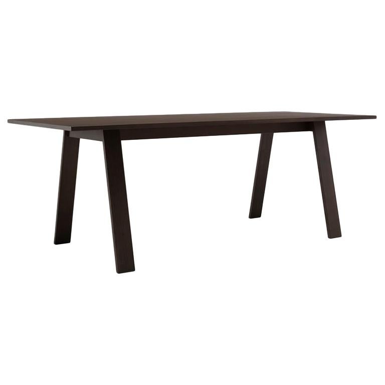 Jasper Morrison Rectangular Bac Table in Wenge Stained Ash for Cappellini For Sale