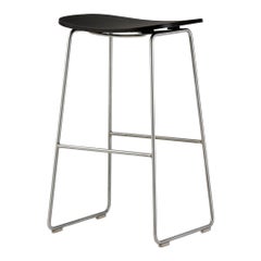 Jasper Morrison Small Morrison Stool in Ash and Fabric or Leather for Cappellini