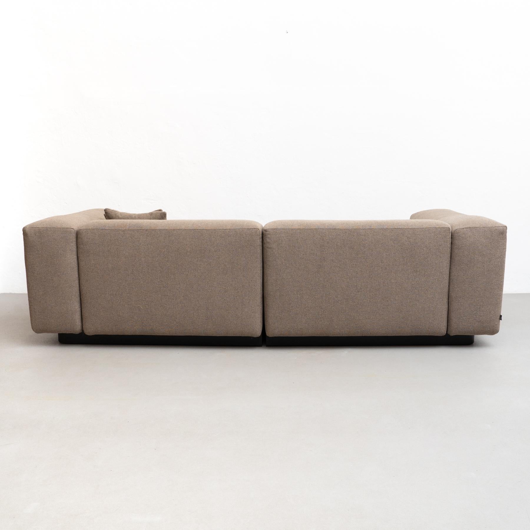 Jasper Morrison Sofa and Otomman Soft Modular Sofa by Vitra For Sale 2