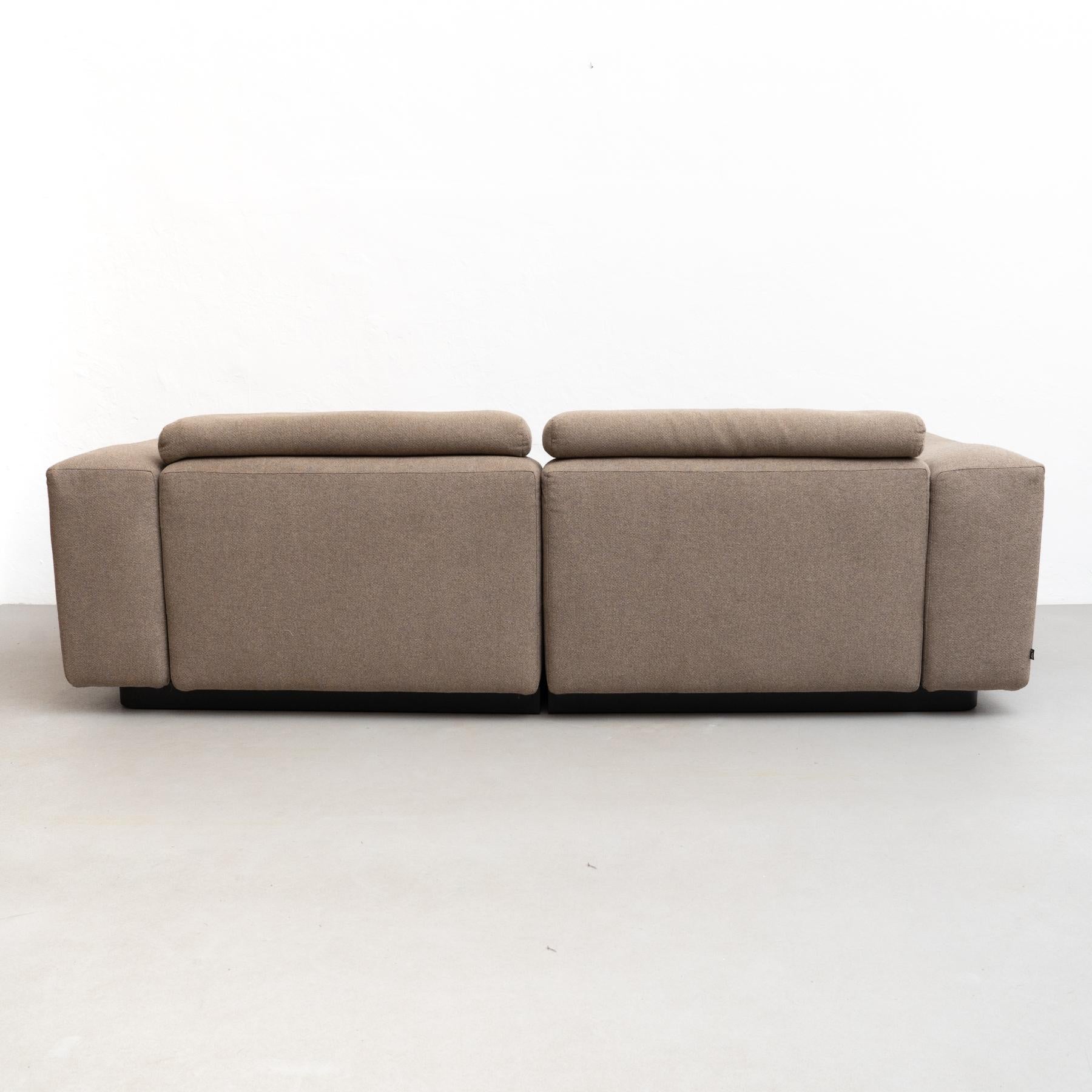 Jasper Morrison Sofa and Otomman Soft Modular Sofa by Vitra For Sale 3