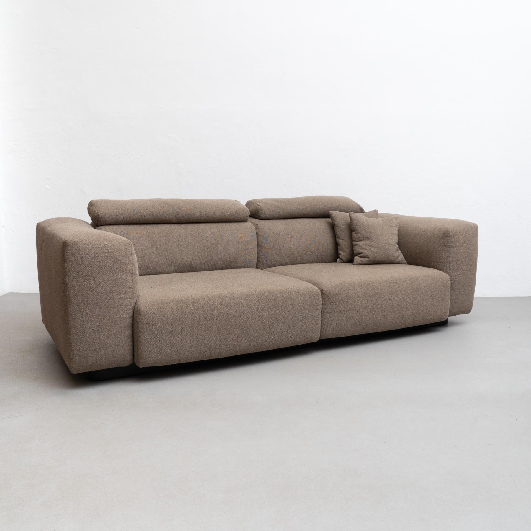 Jaspis Morrison-Sofa und Otomman Weiches Modulares Sofa von Vitra (Schweizerisch) im Angebot