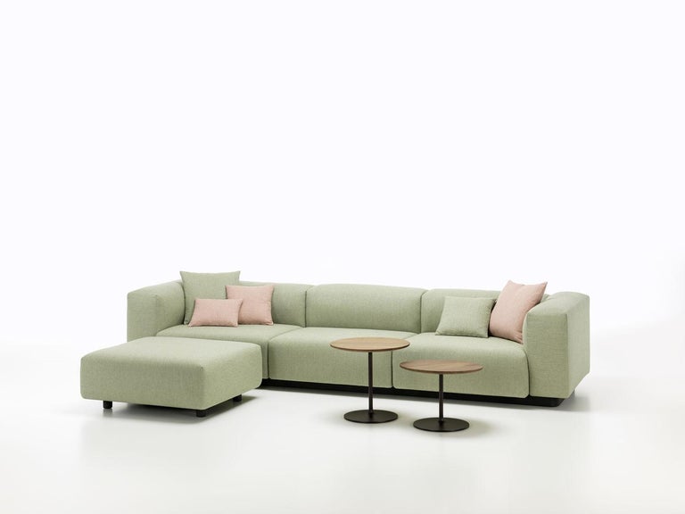 Jasper Morrison Soft Sofa, Three-Seater with Ottoman by Vitra For Sale at 1stDibs