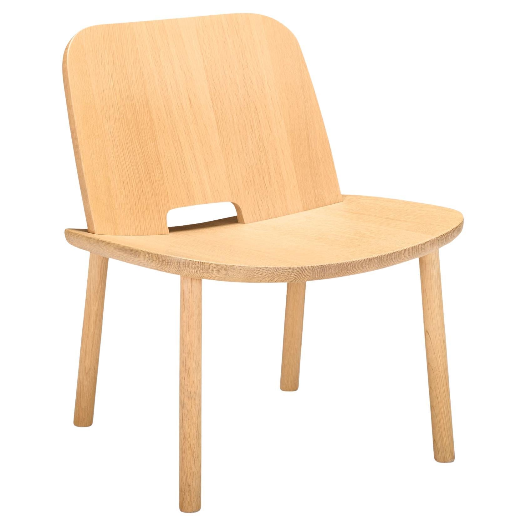 Jasper Morrison Solid Oak Model "Fugu" Lounge Chair for Maruni Collection, 2018s For Sale