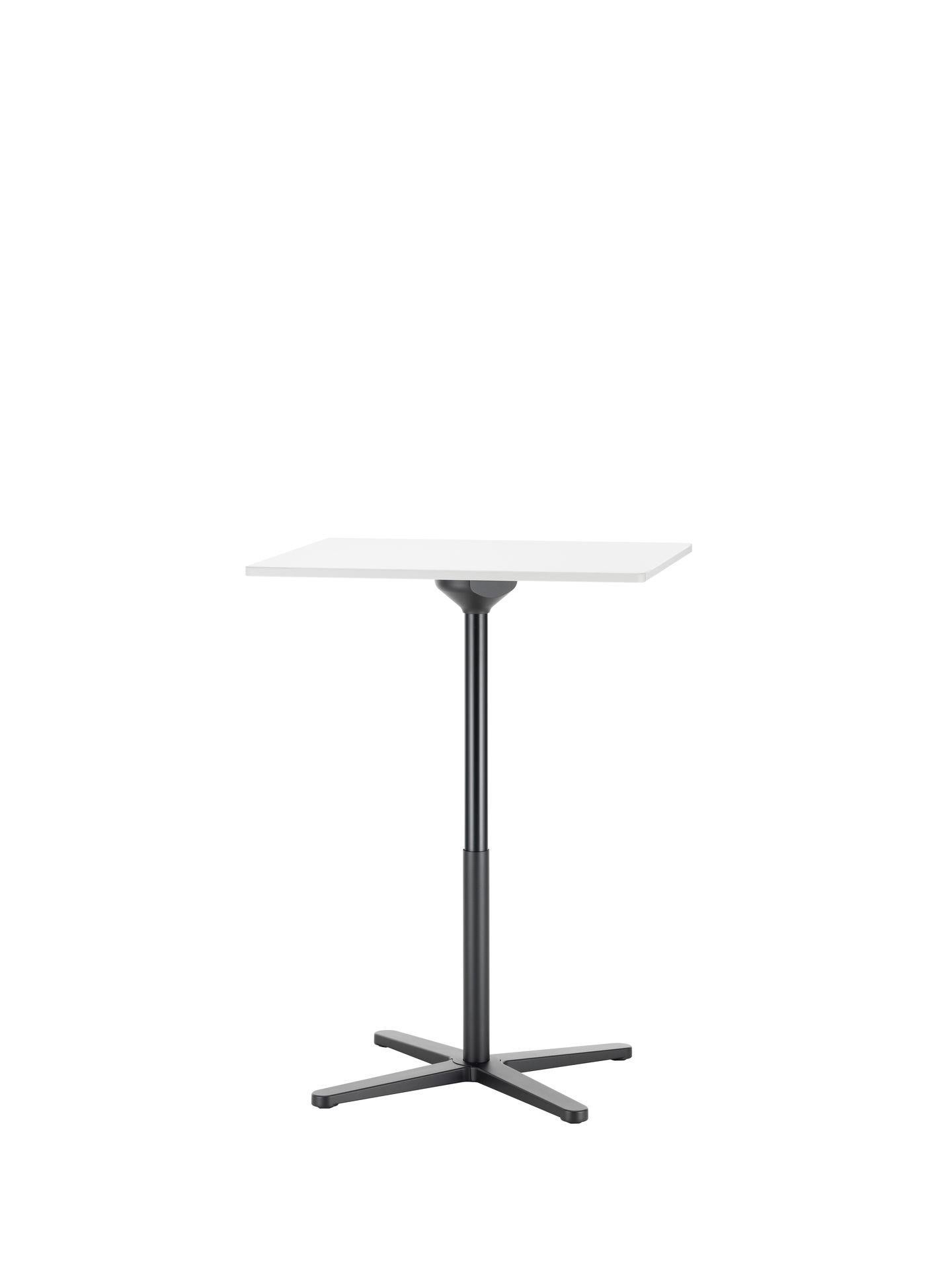 Mid-Century Modern Jasper Morrison Super Fold Table High, White Melamine and Steel by Vitra