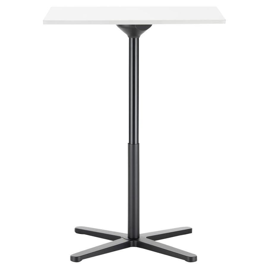 Jasper Morrison Super Fold Table High, White Melamine and Steel by Vitra