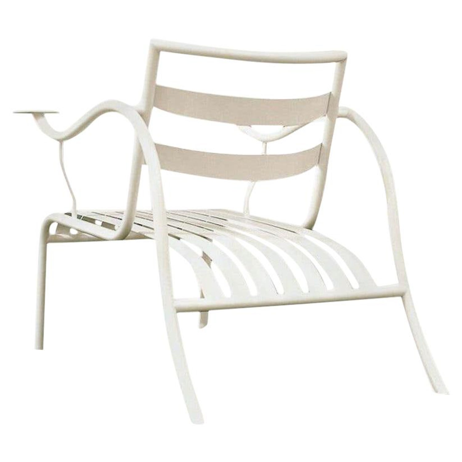 Jasper Morrison Thinking Man''s Outdoor Chair in Gypsum White for  Cappellini For Sale at 1stDibs