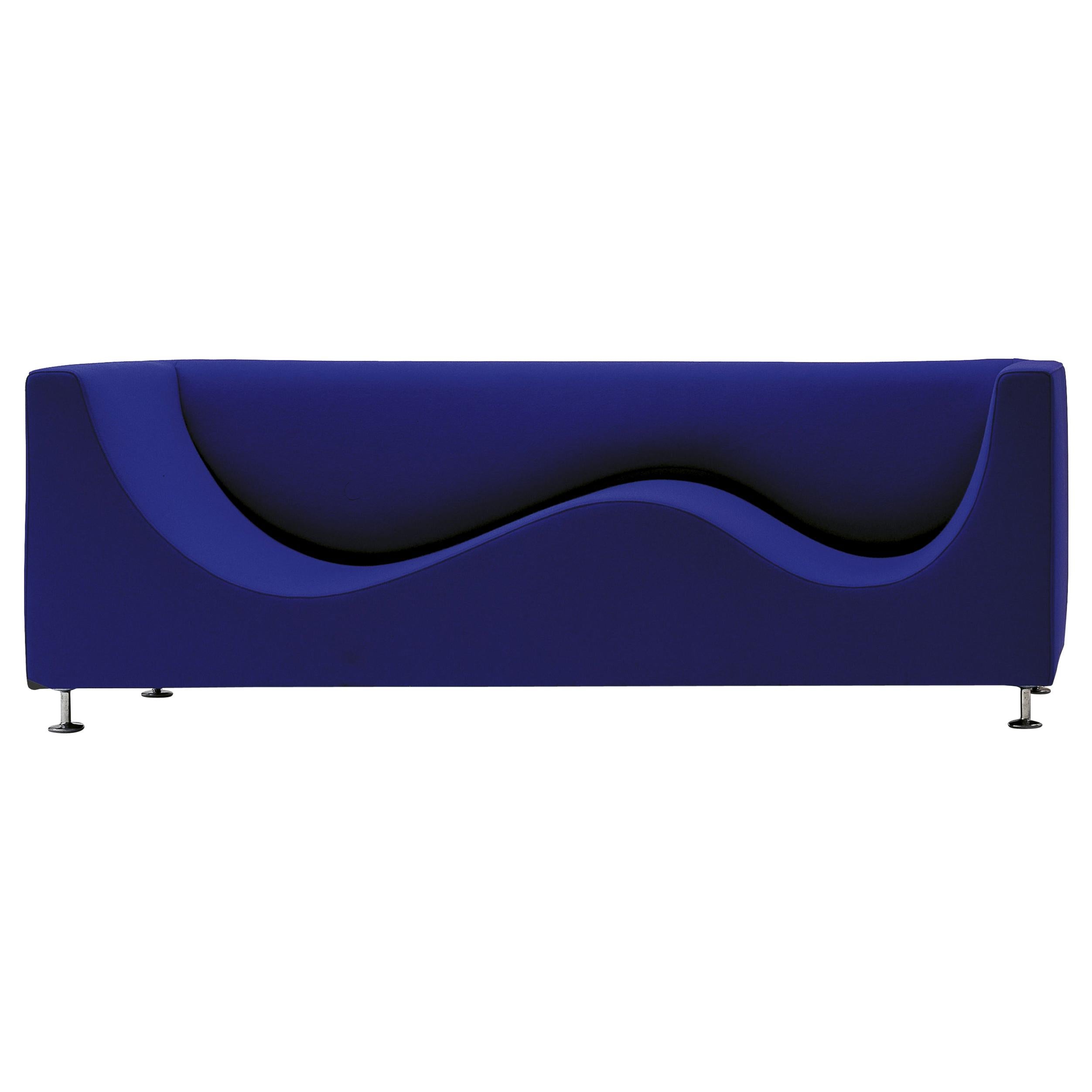 Im Angebot: Jasper Morrison Drei-Sofa De Luxe aus massivem Fir und Pappelholz, Blau (Harald 2 803)