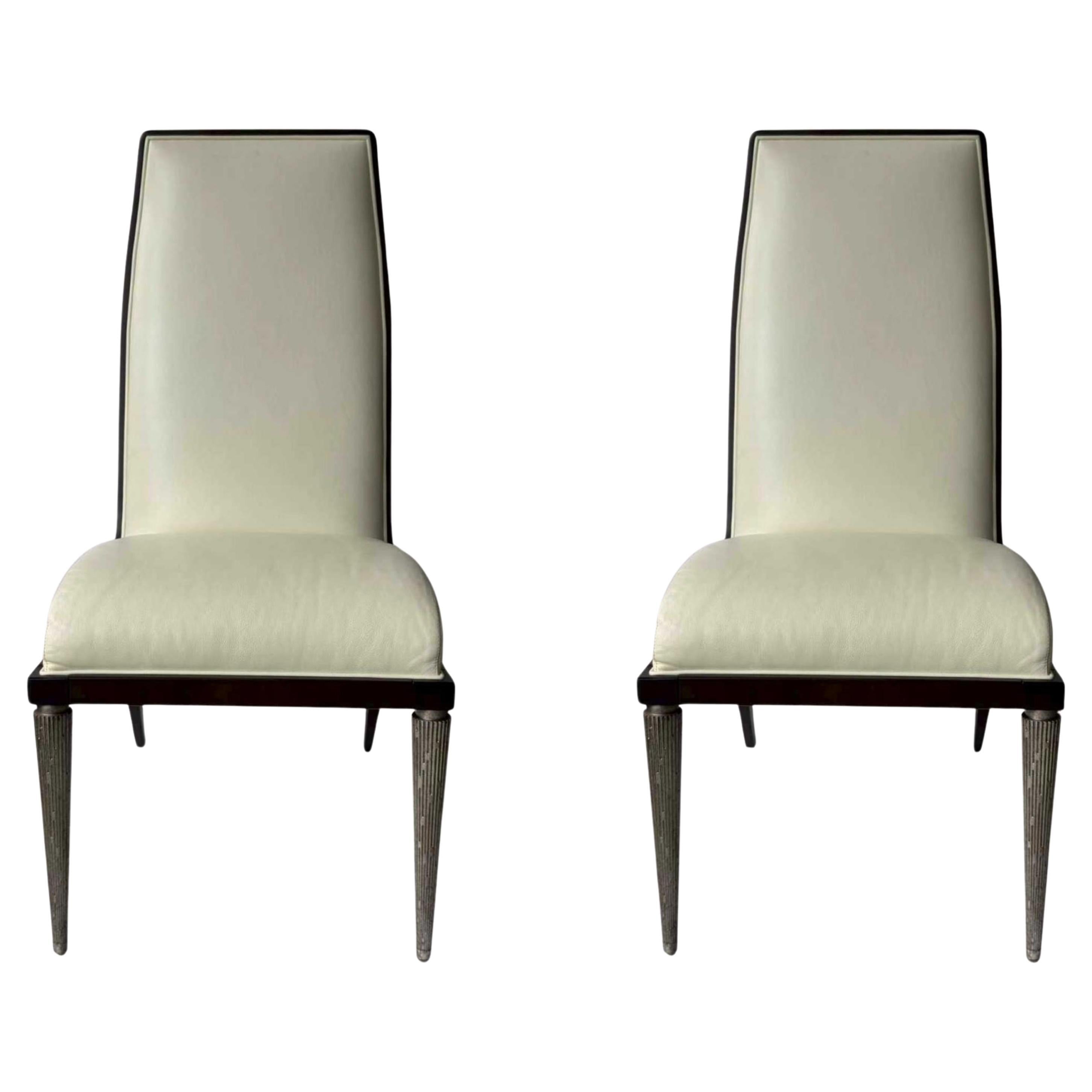 Jasper Side Chairs by Jean-Louis Deniot for Baker Furniture