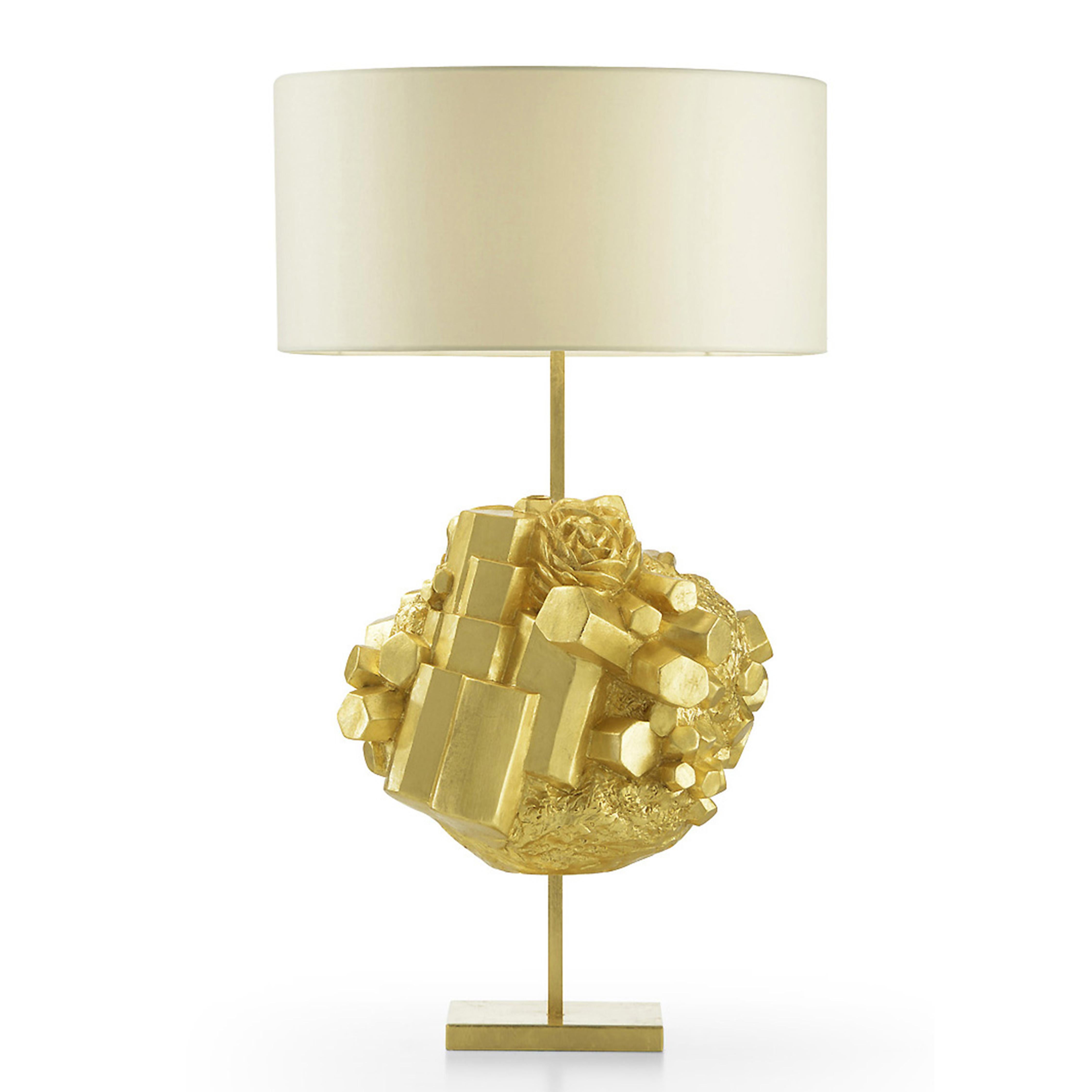 Jasper Table Lamp by Marioni
Dimensions: W 35 x D 27 x H 60 cm. 
Materials: Ceramic, Metal.
Product code: 02206BL

Jasper ceramic lamp with metal structure. The lampshade suggested is P0065. Each table lamp in the Concept collection has been